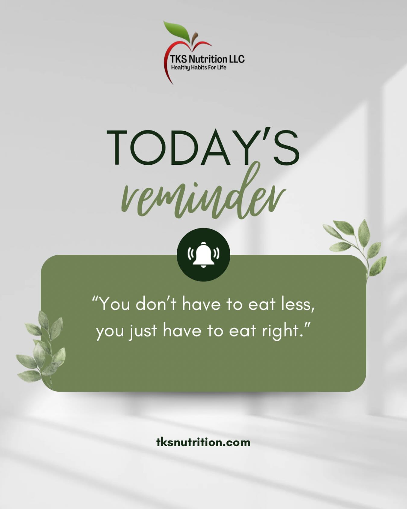 So many of my clients come to me feeling frustrated—eating less and less but still not seeing results. Sound familiar?
Here’s the truth: under-eating or skipping meals can backfire, especially if you’re trying to support your metabolism, balance hormones, heal your gut, or manage blood sugar.
🧠 Your body needs enough of the right nutrients to feel safe, supported, and ready to thrive.
💚 It’s not about restriction. It’s about nourishment. It’s not just what you remove—it’s what you include: protein, fiber, healthy fats, anti-inflammatory foods, and yes… enough calories.
You deserve to feel energized, satisfied, and strong—not hungry and confused.
Have you ever been surprised by how eating more of the right foods helped you feel better? Give me a call today so we can begin your path to a healthier you!
#tksnutritionllc #healthyhabitsforlife #registereddietitian #funcationalnutrition #mindfulmonday #HealthyHabits #GutHealth #BalancedLiving #NutritionMatters #WellnessJourney #MindBodyConnection #FoodAsMedicine #mindfuleating #eattonourish #nutrition
