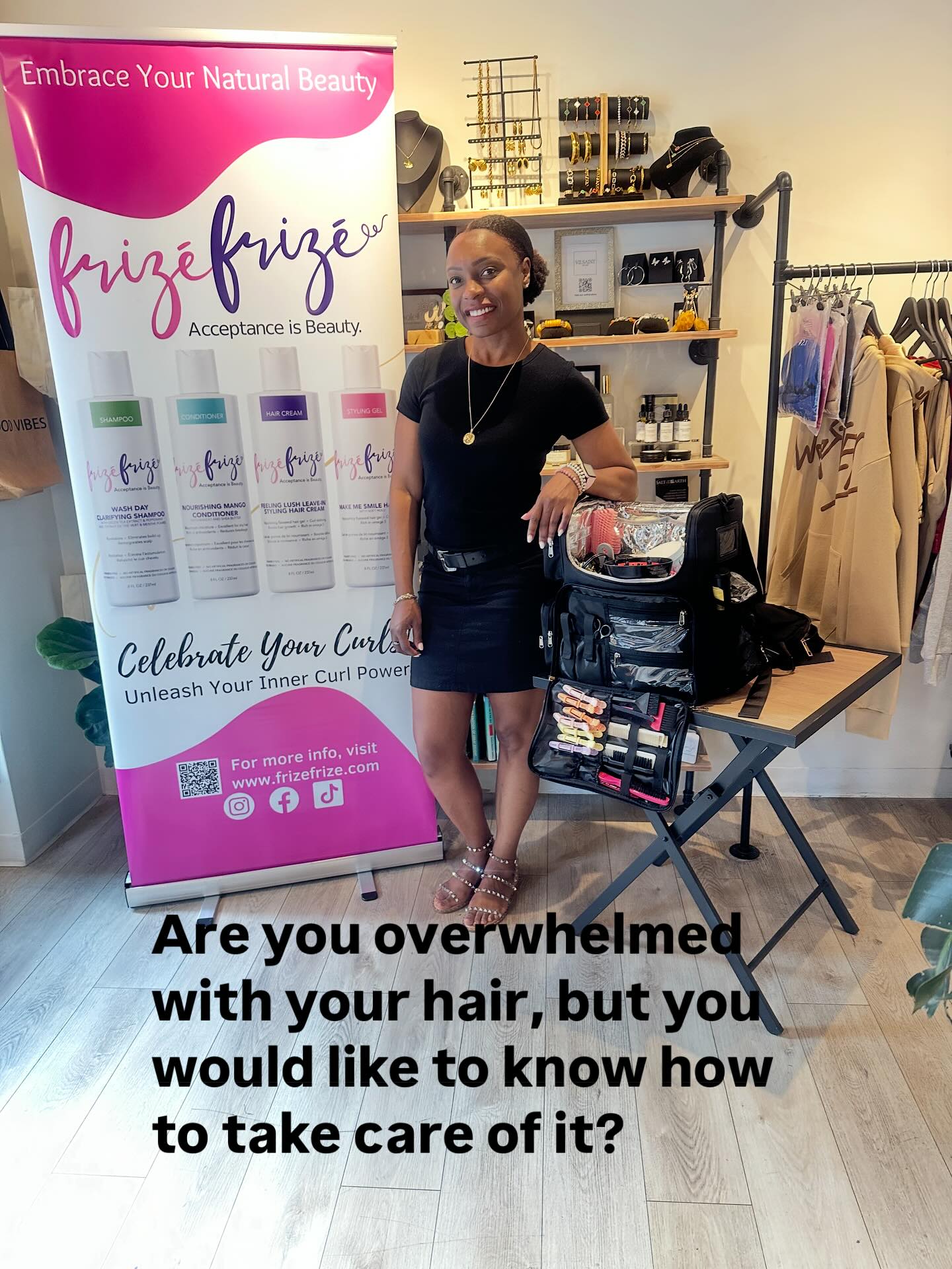 I used to think my natural hair was too difficult to manage. I spent years watching countless videos, trying to figure it all out on my own. After a lot of trial and error, I finally learned how to care for my hair with confidence.
If you’re still struggling to understand and care for your natural hair, you’re not alone — and you don’t have to do it alone. I come to you, right in the comfort of your home, with our nourishing Frizé Frizé products made to leave your hair feeling moisturized, healthy, and beautiful. Together, we’ll find what works for your hair — and help you feel good about it.
.
.
#FrizeFrize #NaturalHairJourney #CurlyHairCare #CoilyHairLove #HealthyHairGoals #NaturalHairOttawa #MobileHairServices #TexturedHairCare #HomeHairCare #MoisturizedHair #NaturalHairCommunity #SelfLoveThroughHair #CurlyHairAtHome #BlackHairCare #CurlyHairCoach