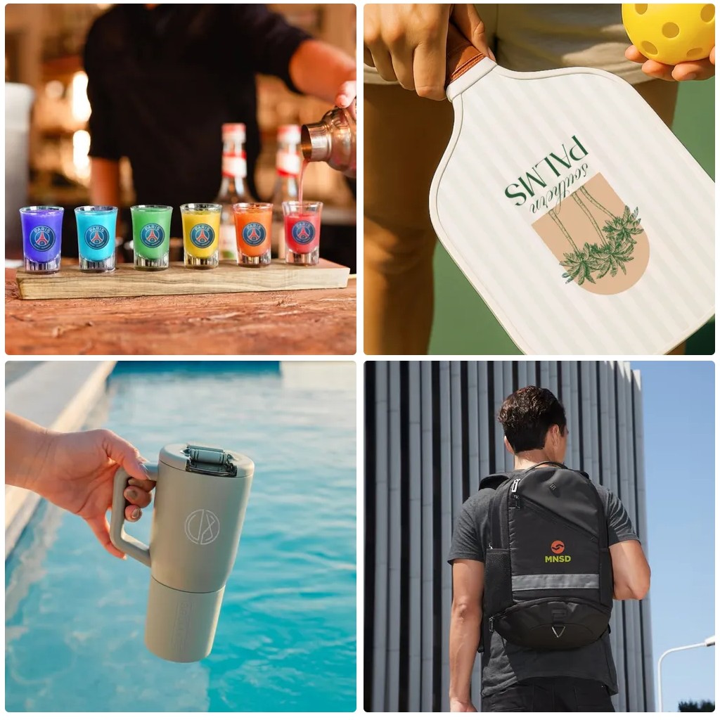 A new face for your brand. From gifts to promotional swag, give away these branded products as incentives at events. Contact us today! #promoideas #paddles #yourlogohere #promoitems