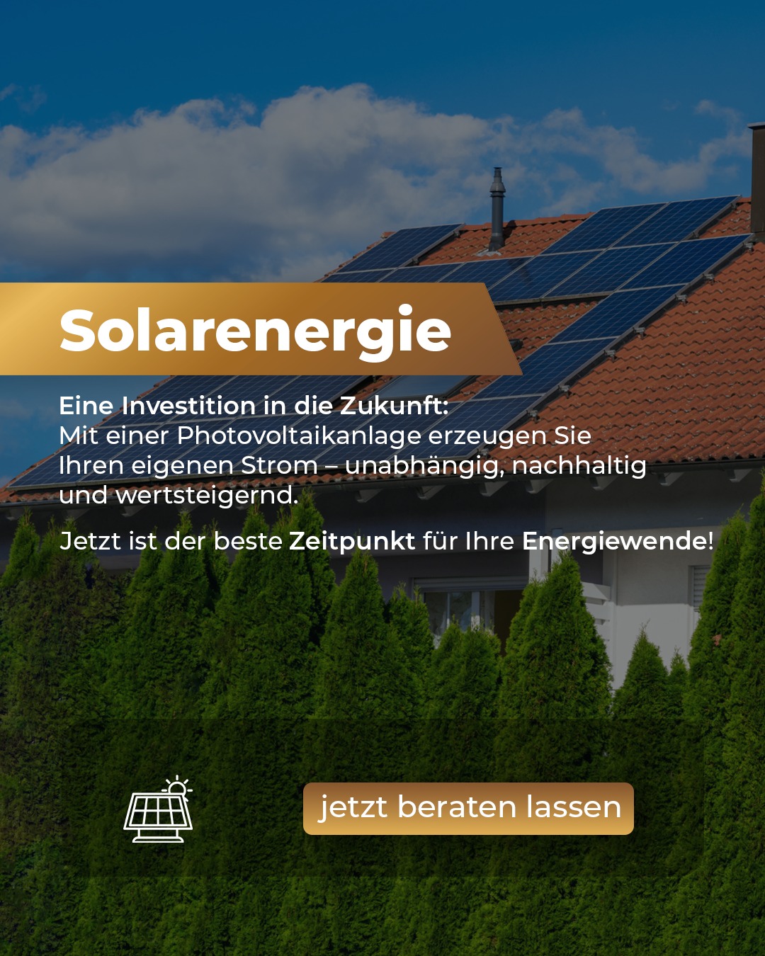 🌞 Solarenergie: Eine Investition in die Zukunft!
Mit einer eigenen Photovoltaikanlage machen Sie sich unabhängig von steigenden Strompreisen – und nutzen die Kraft der Sonne direkt vom eigenen Dach. ☀️🏡
💡 Ihre Vorteile:
✅ Langfristige Stromersparnis
✅ Wertsteigerung Ihrer Immobilie
✅ Förderungen & steuerliche Vorteile
✅ Beitrag zum Klimaschutz
🔋 Ob Neubau oder Nachrüstung – wir beraten Sie persönlich, fachkundig und auf Augenhöhe.
📞 Jetzt unverbindlich informieren und den ersten Schritt in Ihre energieunabhängige Zukunft gehen!
👉 Jetzt Beratung sichern unter www.elektrotechnik-cakir.de oder per DM.
#Photovoltaik #Solarenergie #Energiewende #NachhaltigLeben #PVAnlage #ElektrotechnikCakir #Zukunftssicher #StromvomDach