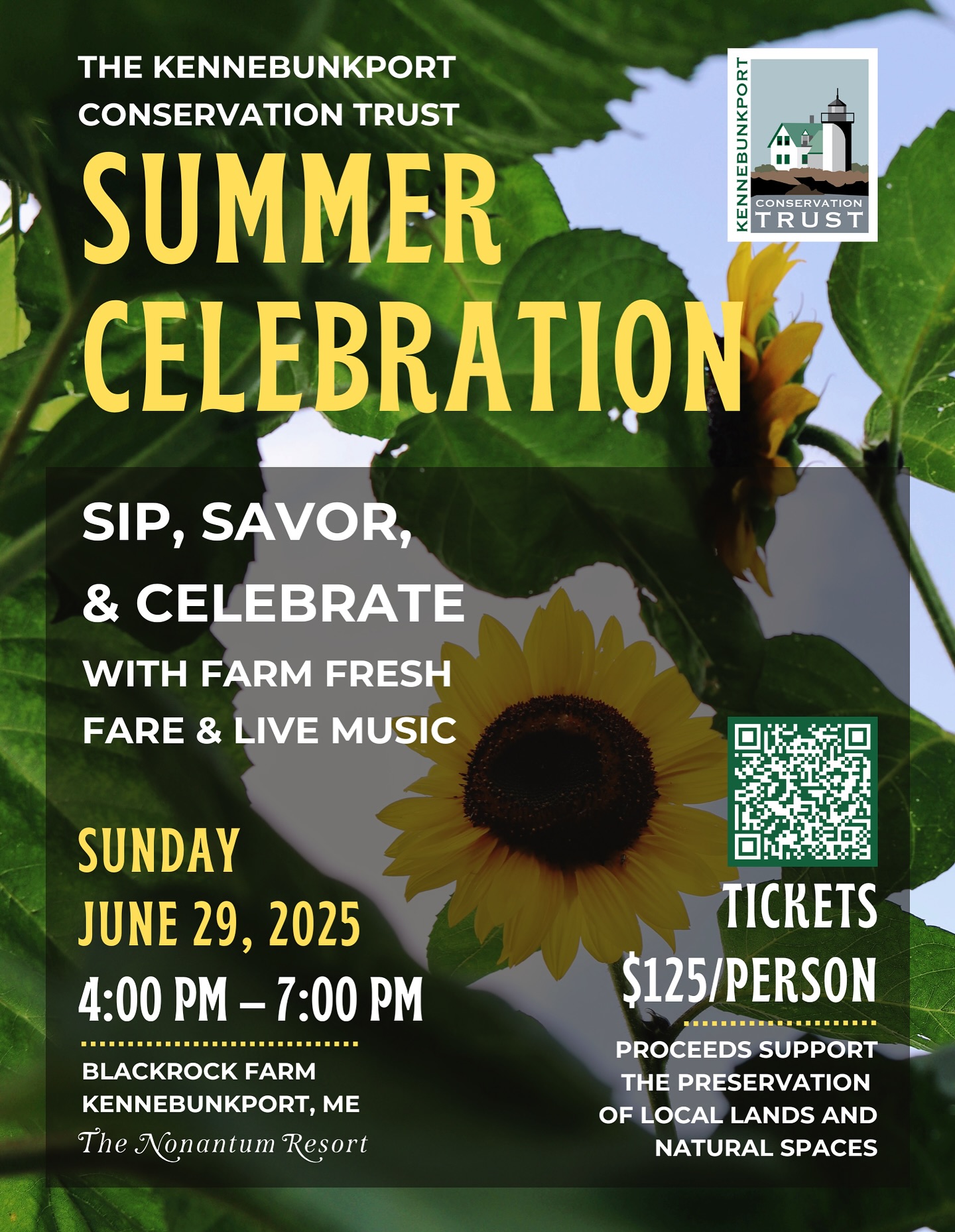 Head over to @kportconservation to purchase your tickets! ☀️🎶🍹
#summerparty #kennebunkportmaine #kennebunk #arundelmaine #mainesummer