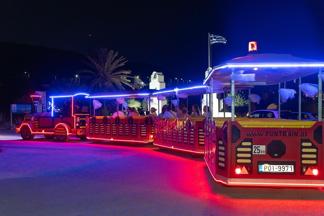✨ Last night, our little train lit up the streets of Faliraki for a magical wedding ride!
🚂 Available for private rentals – weddings, parties, and special events filled with lights, music, and joy!
Make your celebration unforgettable with a ride to remember.
📩 Book now: Send us a message at www.littletrainfaliraki.gr
#HappyExpress #PrivateRental #WeddingTrain #Faliraki #RhodesEvents #MagicalMoments