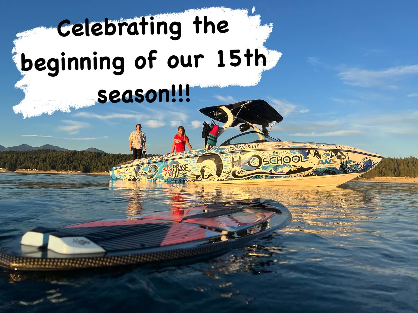 Time flies when you’re having fun! 🏄♀️☀️🤟🏻
2025 is the beginning of our 15th year of operation!
🎉A decade and a half of sharing our passion for boating and wakesurfing; and creating memories with thousands of people! It’s crazy to think about the young ones we coached many years ago… and seeing them today, all grown up… they are not those little kids anymore, but rather wonderful young adults 🤩
We are proud to be the pioneers of this beautiful sport in the Kootenays, and proud to have inspired so many to pursue their passion. We have also helped countless of new boat owners to operate their boat safely, feel confident at the helm and now able to enjoy an stress-free summer with friends and family! ❤️🌊💜
Rest assured, we are going to be here for many more years to come! 😊
Don’t wait to book for the best time of your summer TODAY! 250-278-SURF(7873)
🌊🏄🏄♂️🏄♀️🌊
*BOAT CHARTERS *WAKESURF LESSONS *CAMPS *BOAT DRIVING INSTRUCTIONS …and more!
@centurionboats @phase5wakesurfers @shuswapsnb @surfinityco @bbtalkinusa @koocanusa.campsite @koocanusa_boatworx @graphix_in_motion @ferniefix @tourismfernie @koocanusatourism @explorethekooc @canadianwakemag @wswbc @wswcanada @wakecanada #h2oschool #wakesurf #boatcharter #koocanusa #kootenays #ridep5 #camps #ferniestoke #boatdriving #wakesurfing
