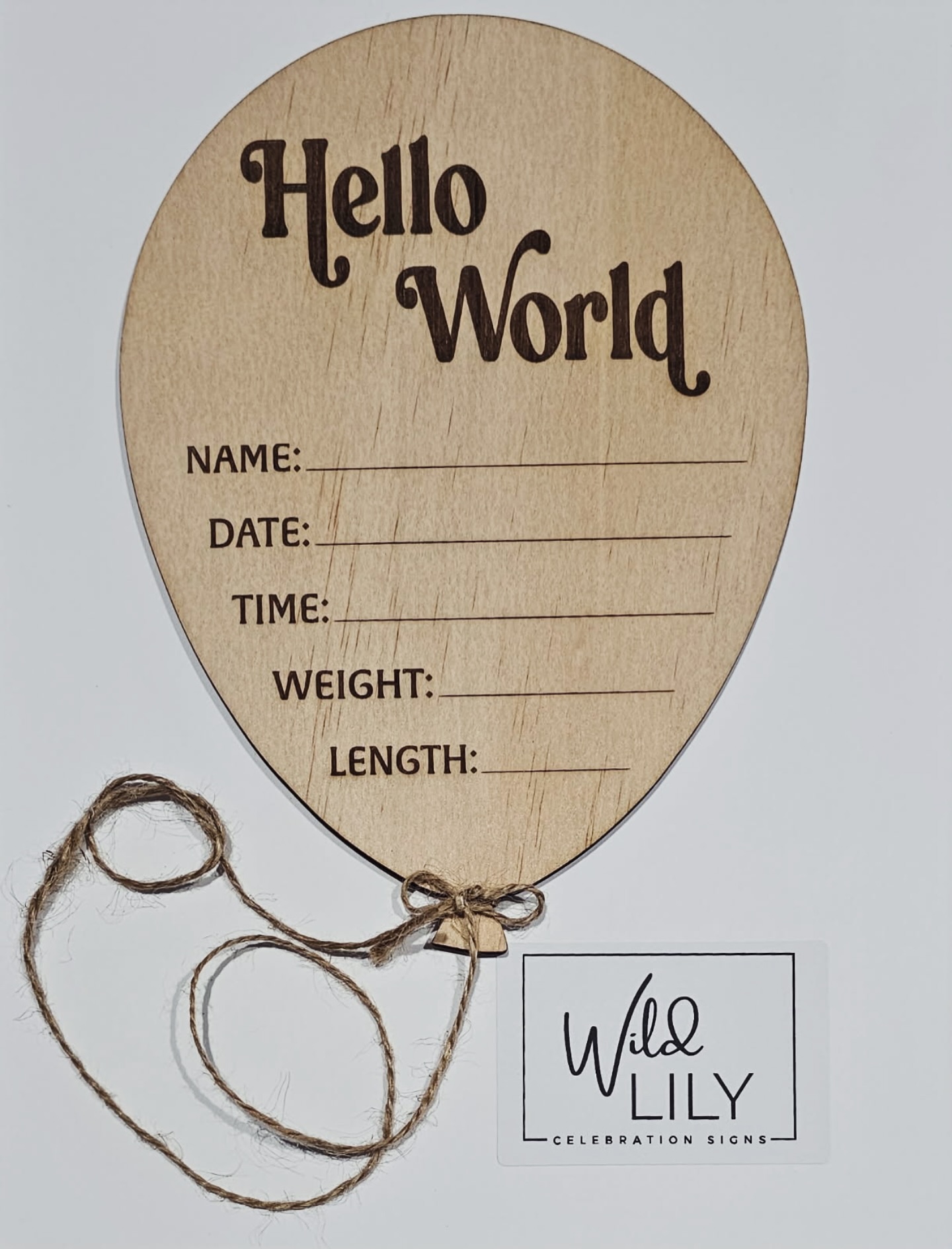 Say hello in the sweetest way!
Our handmade “Hello World” balloon sign is the perfect prop for those first precious photos + a keepsake you’ll treasure for years to come.
Capture your little one’s name, date, time, weight & length in one timeless design.
Lovingly made by hand, with space for your story.
📸 Perfect for birth announcements
🎁 A thoughtful baby shower gift
🪵 Crafted with care by Wild Lily
✨Option to customise with acrylic wording — add your family name for that personal touch
Now available at our market stores & of course by custom order — DM to secure yours!
#wildlilycreations #madewithlove #handcrafteddecor
#custommadewithcare #supportsmallmakers #canberramarkets #localbusiness #aussiemakers #wildlilycelebrationsigns