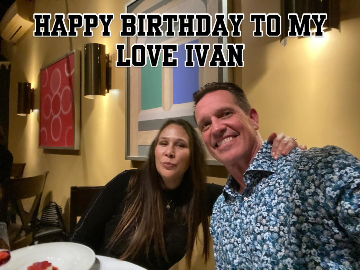 Happy birthday to my love @ivd4369 @shakedownfoods @chef_ivan_dubriwny 🩷 Let the weekend full of celebrations begin 🎉 part one @acquerellosf song by @ivd4369 https://open.spotify.com/track/550gGnBz8ur394vXACzKru?si=y9ucHq1FQzaTuHdInJX0Tg