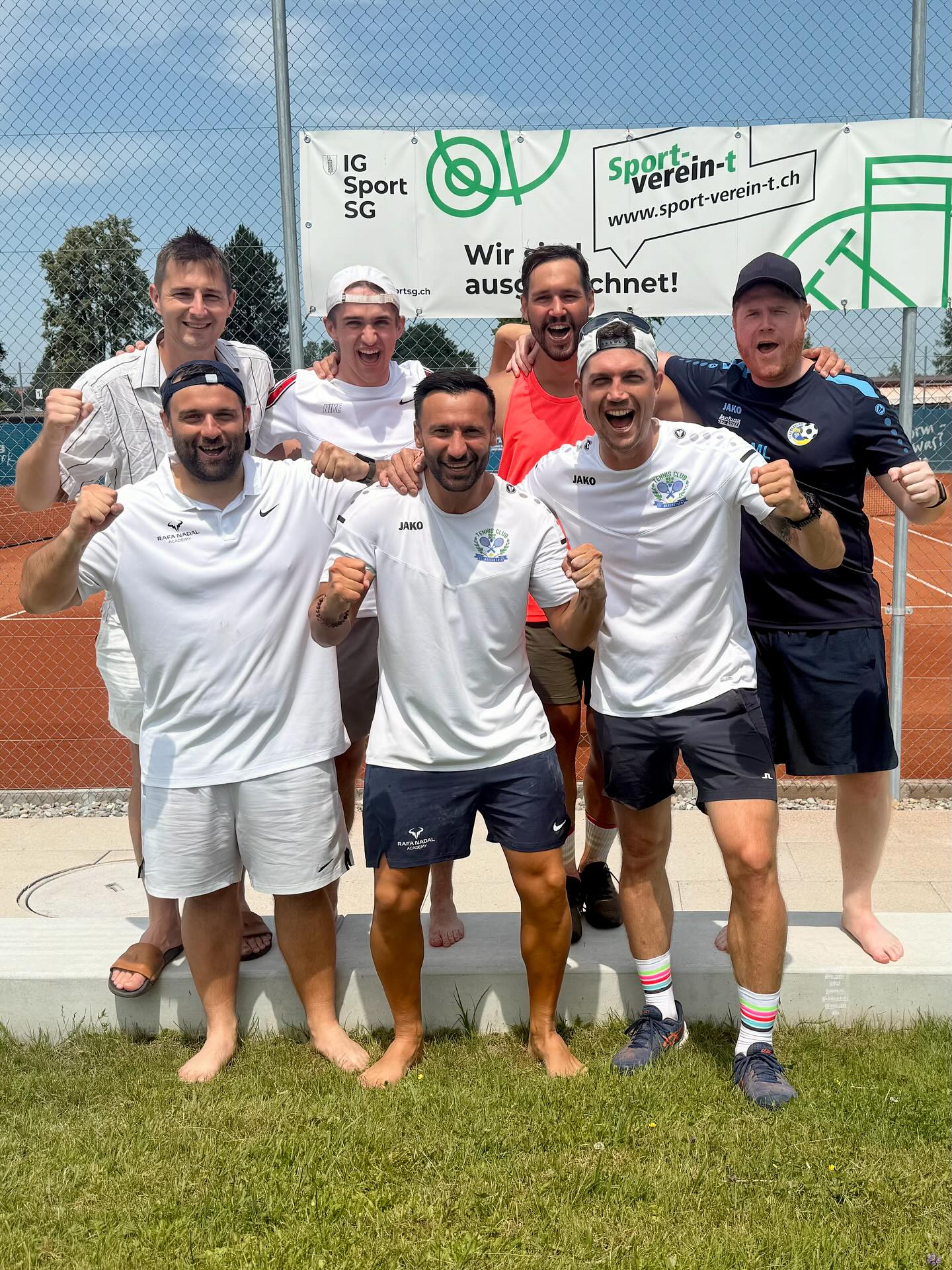 Ligaerhalt geschafft! Wir bleiben in der 2. Liga 😃 HOPP TC ST. Margrethen #tennis #clay #sunny #head #interclub #swisstennis @28_v_91