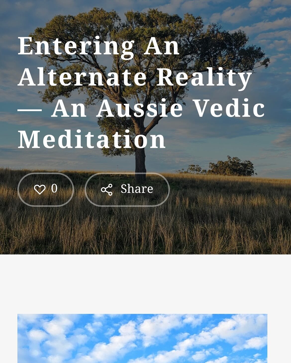 A student of my MEDI STEADY GO course last weekend, Dave Stewart, just posted a blog piece about his experience learning Vedic meditation with me.
It was so poetic and so on the money in terms of truly understanding what it is that I teach and believe personally that I just had to share it.
If you want to subscribe to his blog check it out at oneconsultancy.au and sign up. The man is a spiritual seeker that has risen from some pretty serious ashes and has a great story to tell.
And if you want a ‘quiet revolution’ like he had learning Vedic meditation with me, then please do join me online in June or in person in July. You can check out the course details and dates on my website www.sarahsusak.com or DM me for a 1:1 chat to learn more.
ARE YOU MEDI?
#medisteadygo #areyoumedi #meditation #vedicmeditation #revolution #quiet