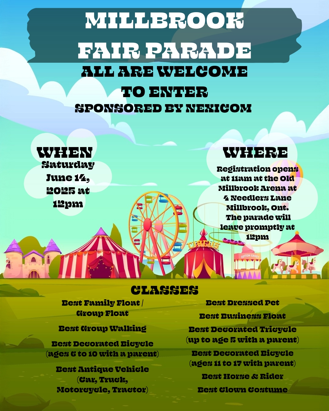 The parade is back for another year and we can’t wait to see everyone there!!