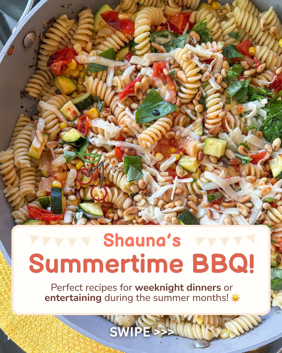 Shauna’s Summertime Barbecue
☀️
This menu features:
🫑Charred sweet peppers with burrata and grilled bread
🫛 Snap pea salad with farro and arugula
🌽Pasta primavera with summer vegetables
🍔Grill master burgers and baked veggie patties with special sauce
🍪Bubbie Rhoda’s chocolate chip shortbread squares
Sign up at shaunalindzon.com
#registereddietitian
#newrecipes
#cookingdemo
#foodtrends
#eattoronto
#yummyfood
#summerfood
#barbecue