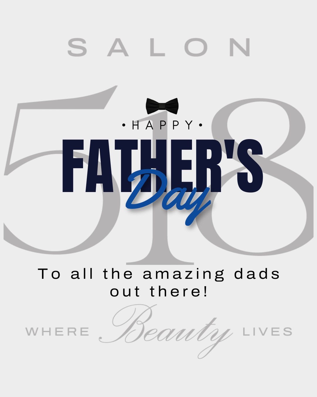 Wishing a HAPPY FATHER’S DAY from our SALON 518 family to yours. #shorthillssalon #shorthillshair #millburnmoms #shorthillsmoms #millburnshorthillsnj #salon518