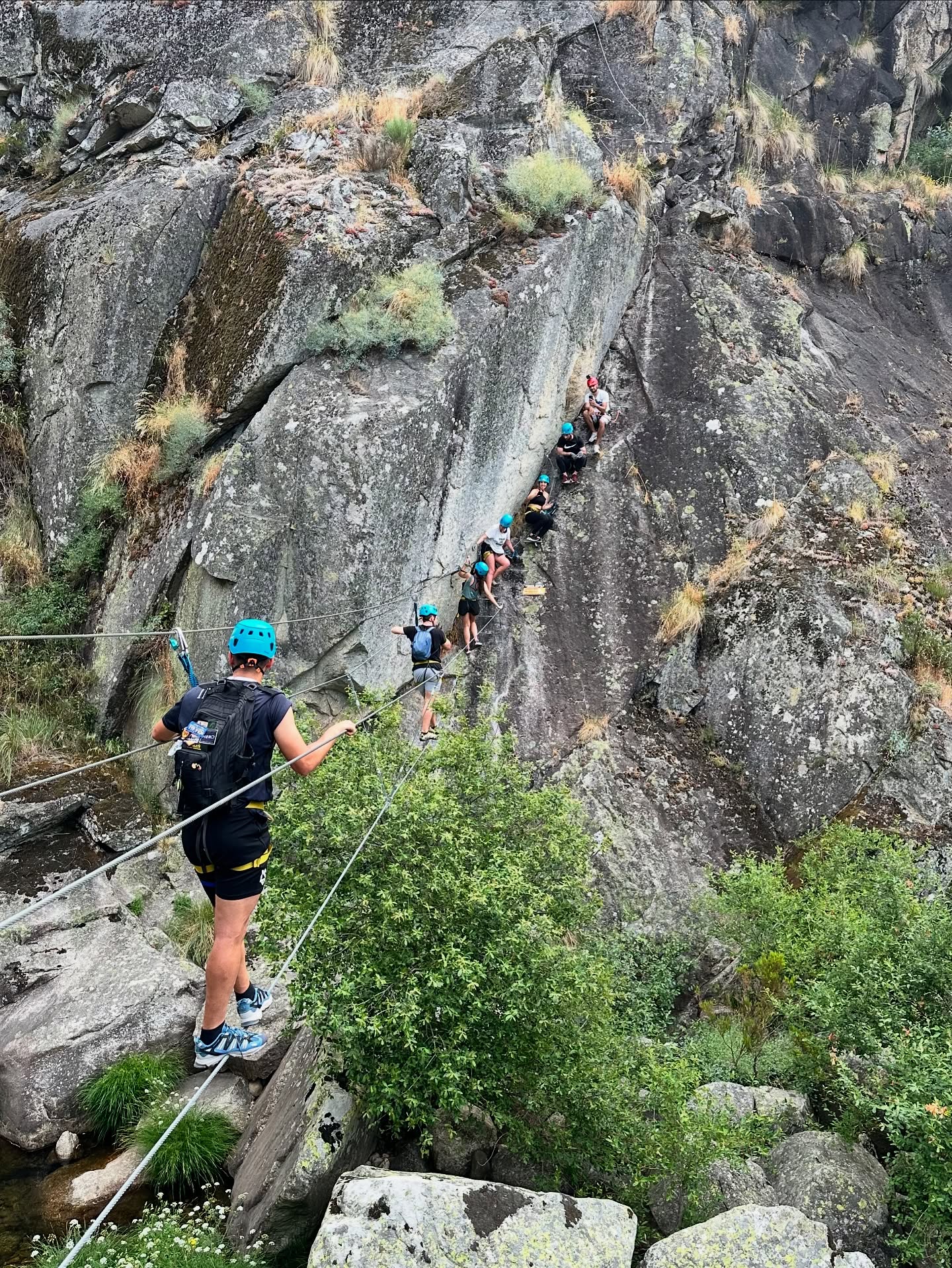 Uma manha incrível na Via Ferrata da Pombeira!😎