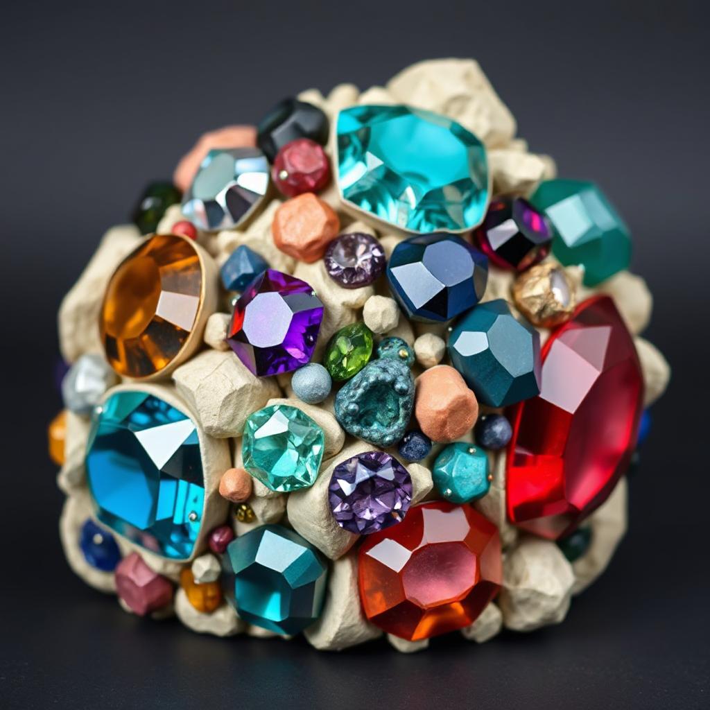 Semi-precious stones filtered by the AI tools.