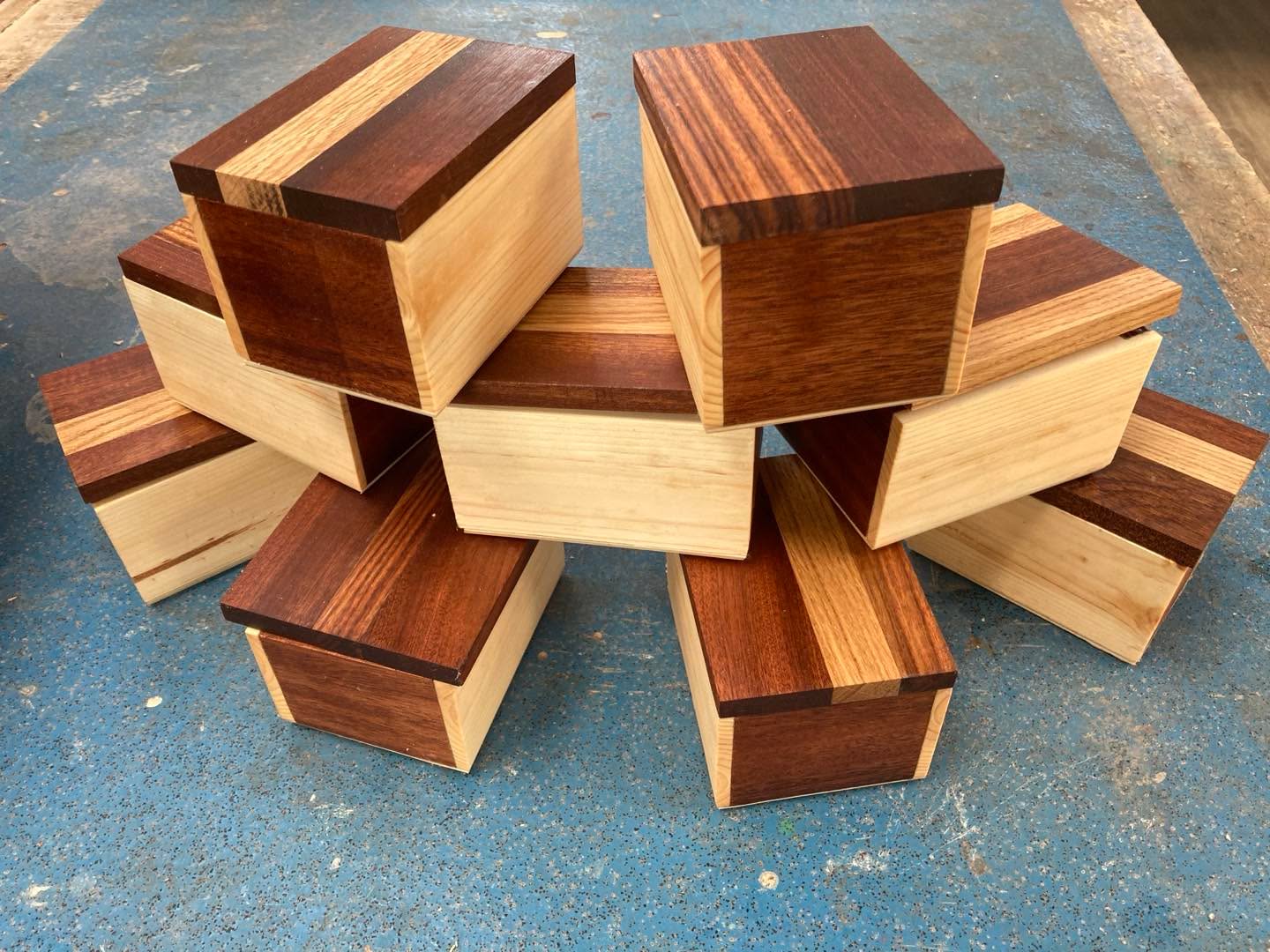 Students from Lighthouse Futures Trust enjoyed their short course and worked hard to complete these lovely boxes.