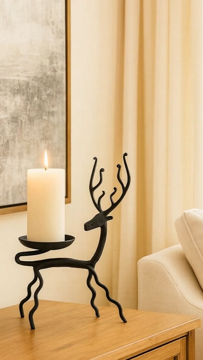 Elevate your living space with this handcrafted wrought iron candle stand – where art meets warmth. Perfect for bright corners, cozy evenings, and soulful moments. Let your decor speak of tradition and charm.
🛒 Shop this piece now at vanchai.in
#VanchaiDecor #HandcraftedElegance #WroughtIronArt #InteriorInspo #HomeVibes #ShopVanchai
