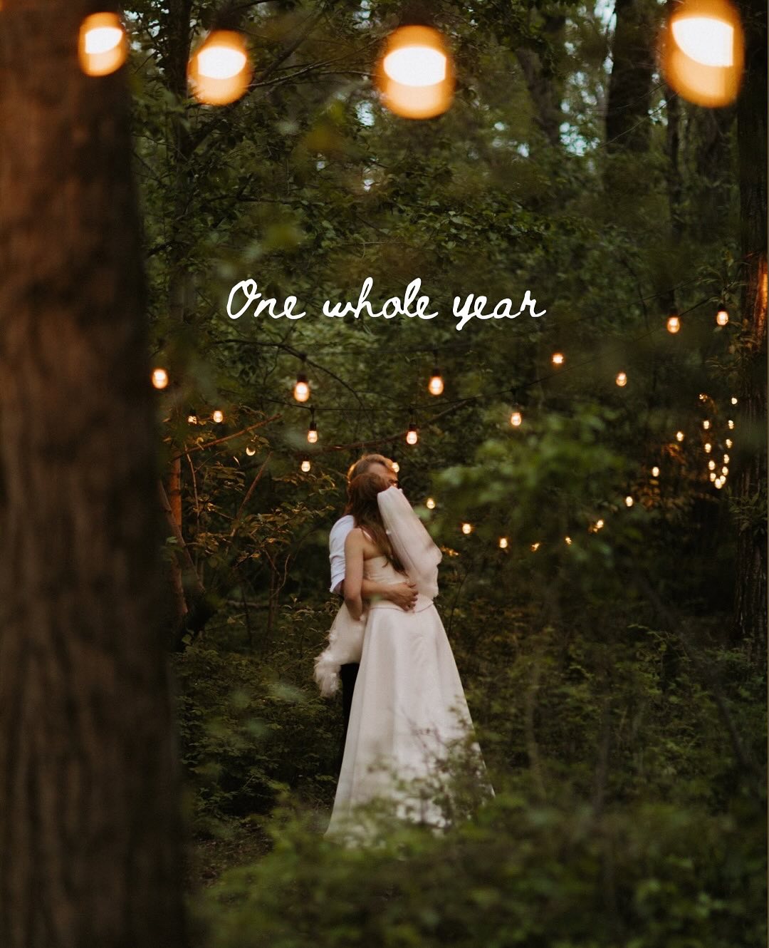 Happy first anni🤍