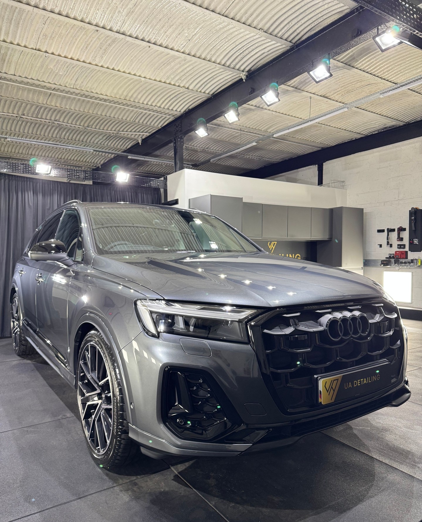 Audi Q7 S Line ๐ฅโ
โ
Brand new Audi Q7 received our new car detail and protection package. Consisting of a single stage enhancement machine polish to remove dealership delivery marks and blemishes to reveal the truly clarity within this Daytona Grey paintwork and prepare the surfaces for ceramic coating.โ
โ
- New Car Detailโ
- 5 Year Ceramic Paint Protectionโ
- Wheels Removed and Fully Coatedโ
- Exterior Glass Polished and Ceramic Coatedโ
- Matte PPF Screen Protectorsโ
โ
โโโโโโโโโโโโโโโโโโโโโ โโโ โโโ โโโ
๐ 07739916848โ
๐ง info@uadetailing.co.ukโ
๐ www.uadetailing.co.ukโ
๐ Fully insured, CCTV and alarmedโ
๐ Unit 4 Brown Street North, Renfrew PA4 8HWโ
โโโโโโโโโโโโโโโโโโโโโ โโโ โโโ โโโ