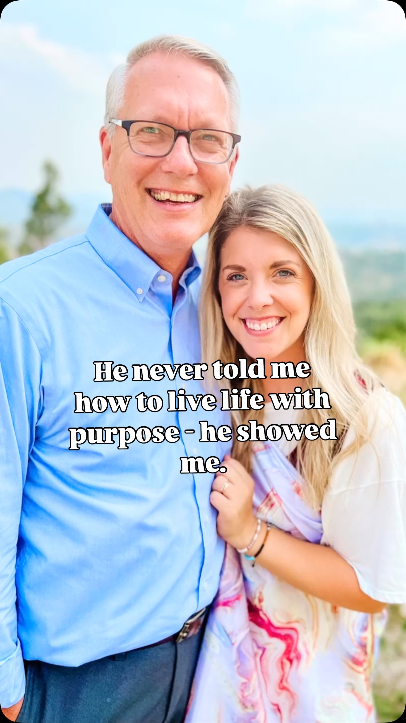 One of my greatest gifts in life is being his daughter 🫶
He’s been through grief and pain that could have broken his spirit, but he leaned on Jesus and chose to live life even bigger as a result.
He chose more people - more purpose - more adventure… and God has given me the gift of a front row seat for so much of it.
Happy Father’s Day to the best Dad and adventure buddy in all the land. You are a gift to so many - I’m so thankful you are mine 🫶