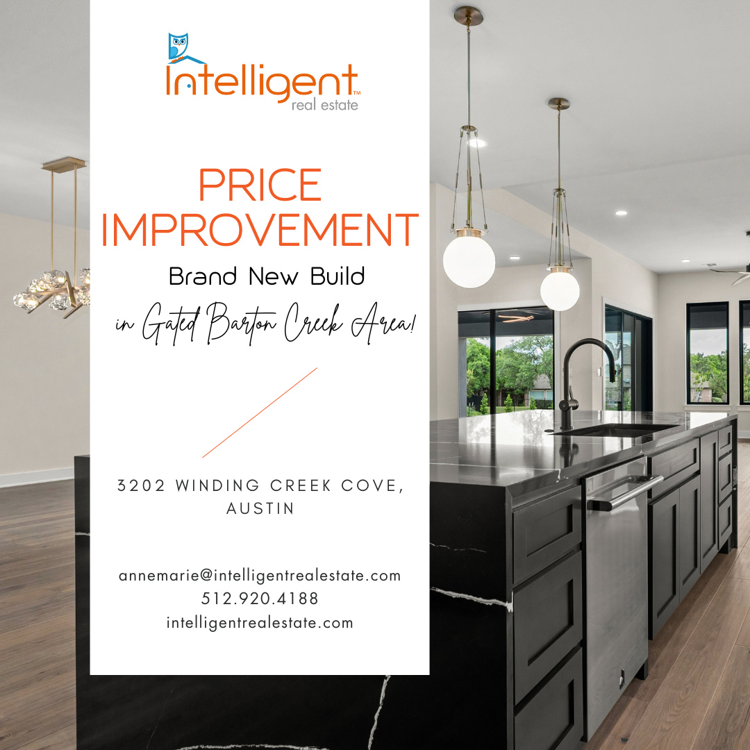 🚨PRICE IMPROVEMENT…Luxury meets privacy in this exquisite 6,031 sq ft custom home in gated Barton Creek area. Nestled on a peaceful acre lot with 5–6 beds, library, media room, gourmet kitchen w/ butler pantry, temperature-controlled wine room & hidden office. Don’t miss this rare opportunity to own a one-of-a-kind retreat in one of Austin’s most prestigious communities. Link in bio!
.
.
.
#bartoncreek #austinluxury #dreamhome #austinrealestate #atxrealtor #austinhomes #homegoals