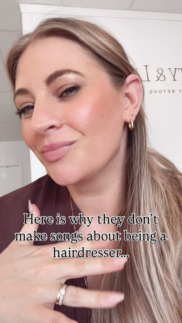 What rhymes with hairdresser? 💈💇🏼♀️✂️Thanks @mandy_stans 🙊🥹😅