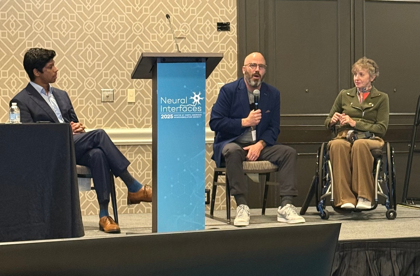 ABC Board members Jen French & Jon Nelson present keynote address at @nansociety Neural Interfaces 2025.