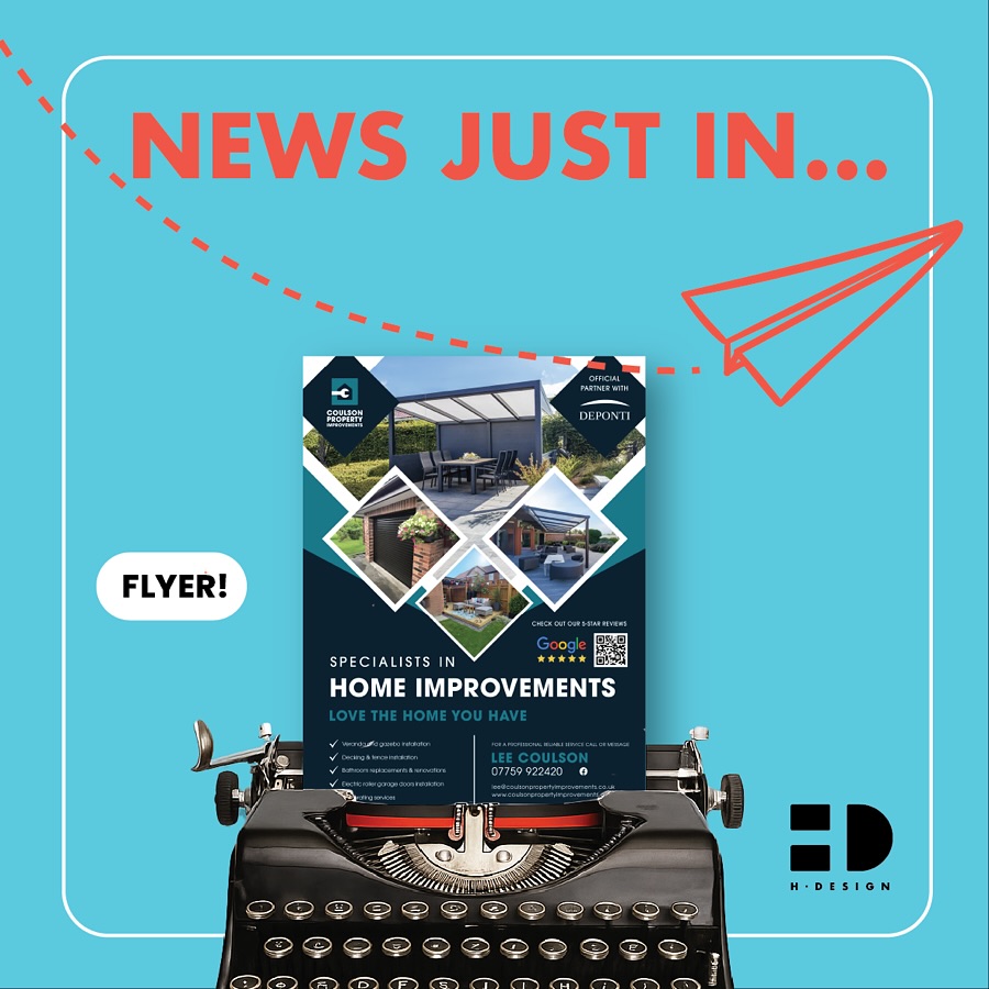 I’ve been working with Lee at Coulson Property Improvements on a brand new summer flyer and it’s all ready to go!
From decking and gazebos to garage doors, bathrooms, decorating and all those general handyman jobs, Lee covers a seriously wide range of home improvement services. He’s recently partnered with Deponti too, installing stunning verandas that totally transform outdoor spaces 🙌
If you’re planning some home or garden updates this summer, Lee’s your man 🔧
Just look at this page and check out those reviews ⭐️⭐️⭐️⭐️⭐️