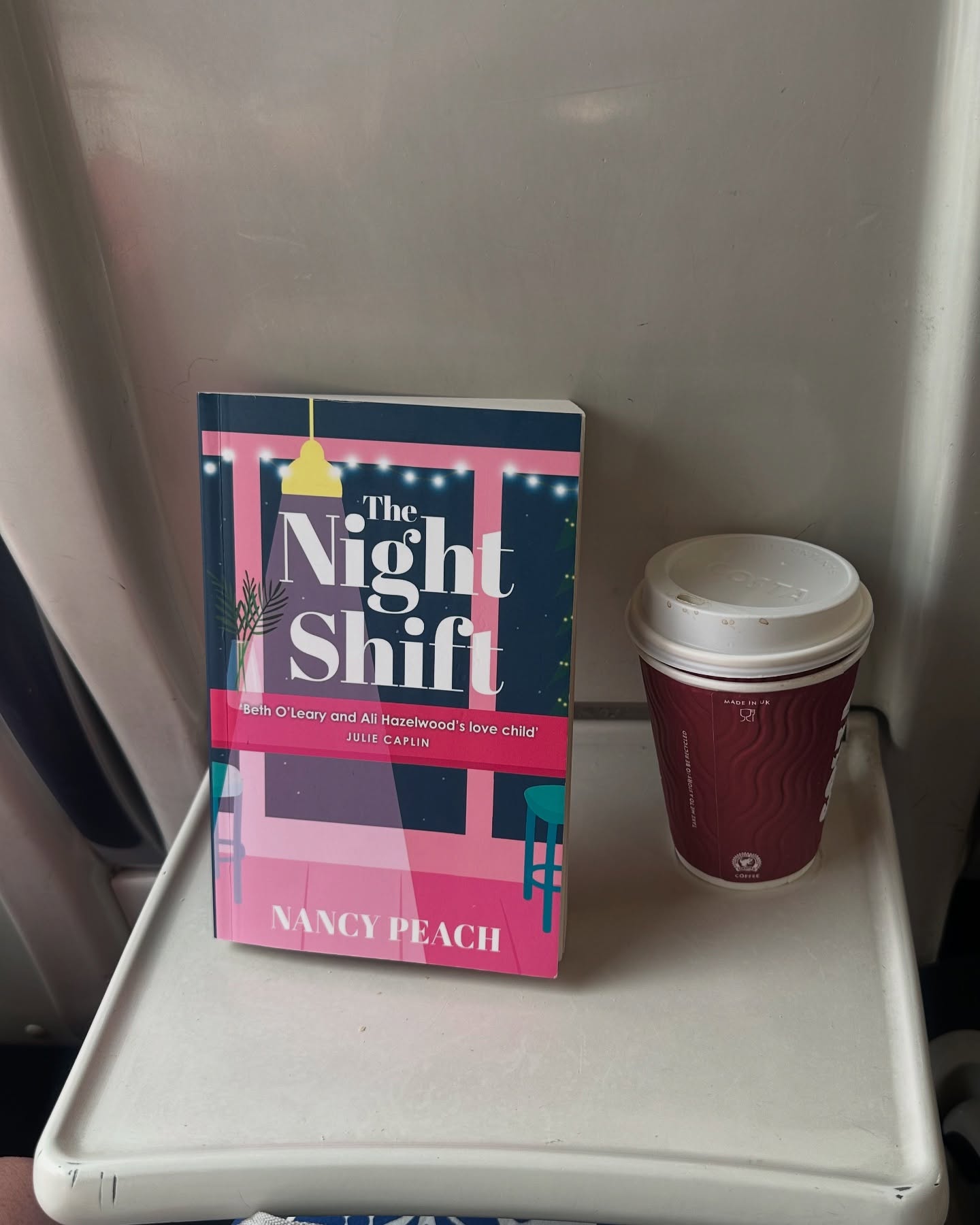 This beauty of a book by the talented author @nancy.peach is keeping me company on my train journey and Iโm loving it! โค๏ธ๐ Available to pre-order now. Thank you for the advance copy ๐๐ป
@onemorechapterhc @cwipprize
#comedywomeninprint #cwippize #romcom #hospitalromance #doctorsinlove