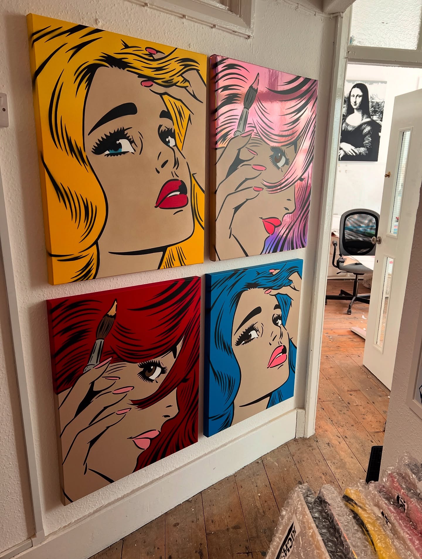 Been busy. Studios looking colourful