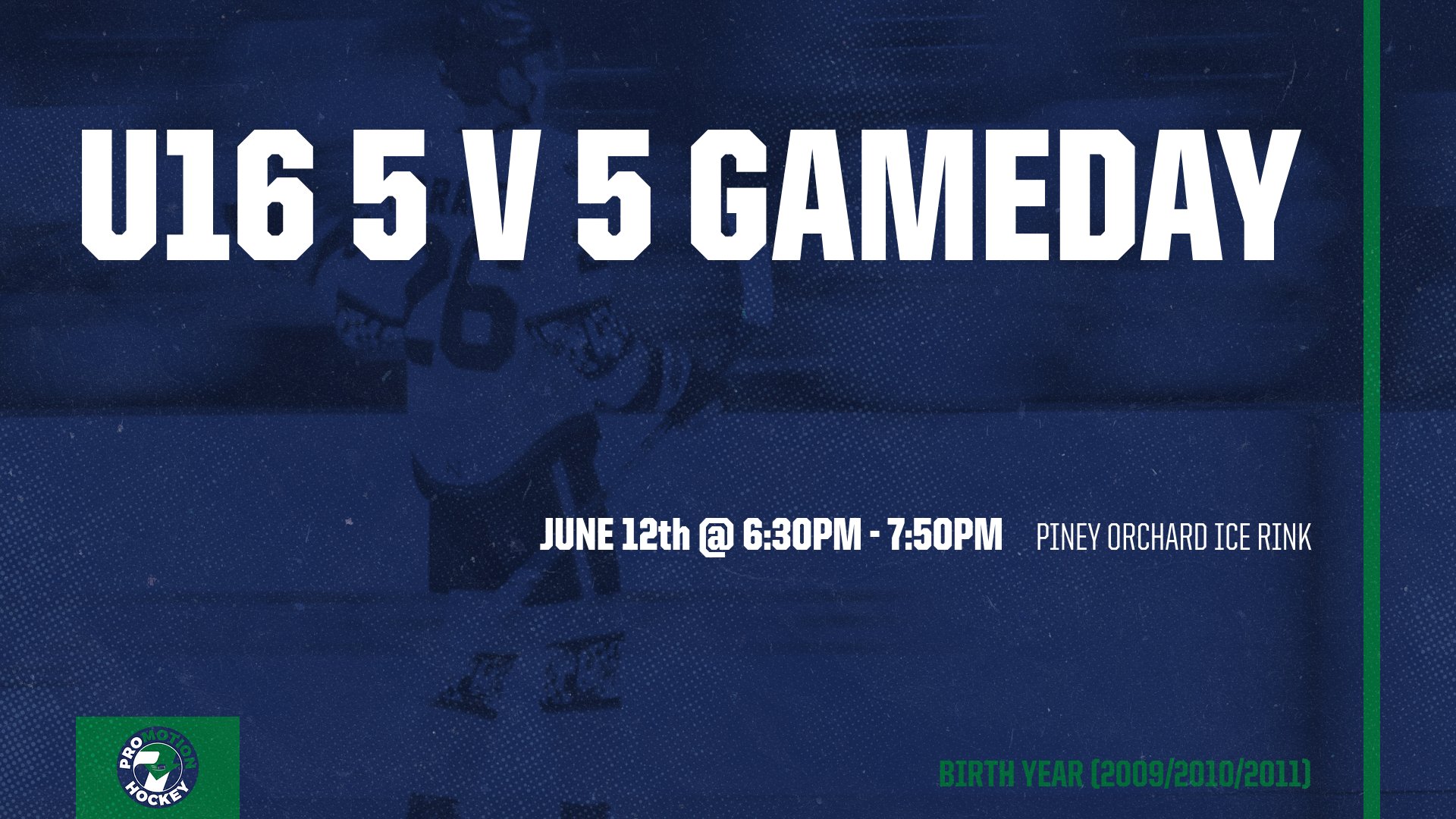 🏒 U16 Game Day is ON!
📍 Piney Orchard Ice Rink
🗓️ June 12, 2025
⏰ 6:30 PM
Who’s ready to compete? 💥 Let’s hit the ice and bring the intensity!
Not a member of Pro Motion Hockey? No problem.
Try us out as a non-member for just $40!
📩 DM us for the payment link
or
🔗 Log in to Pro Motion Hockey and click the schedule to secure your spot.
#ProMotionHockey #U16GameDay #YouthHockey #5v5Challenge #TrainWithTheBest #HockeyGrind #HockeyDevelopment