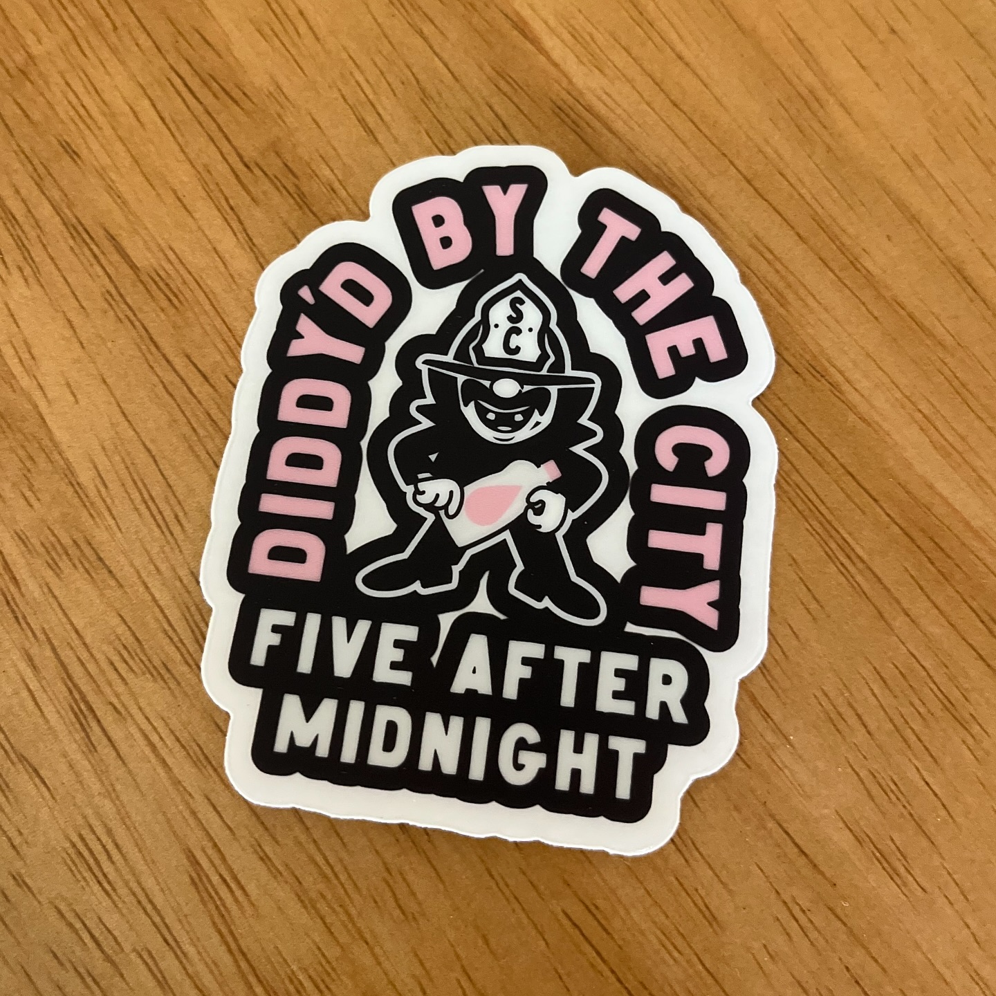 Stickers are in and shipping today! Get yours while supplies last. #diddydbythecity #saltcity #ghettofireman