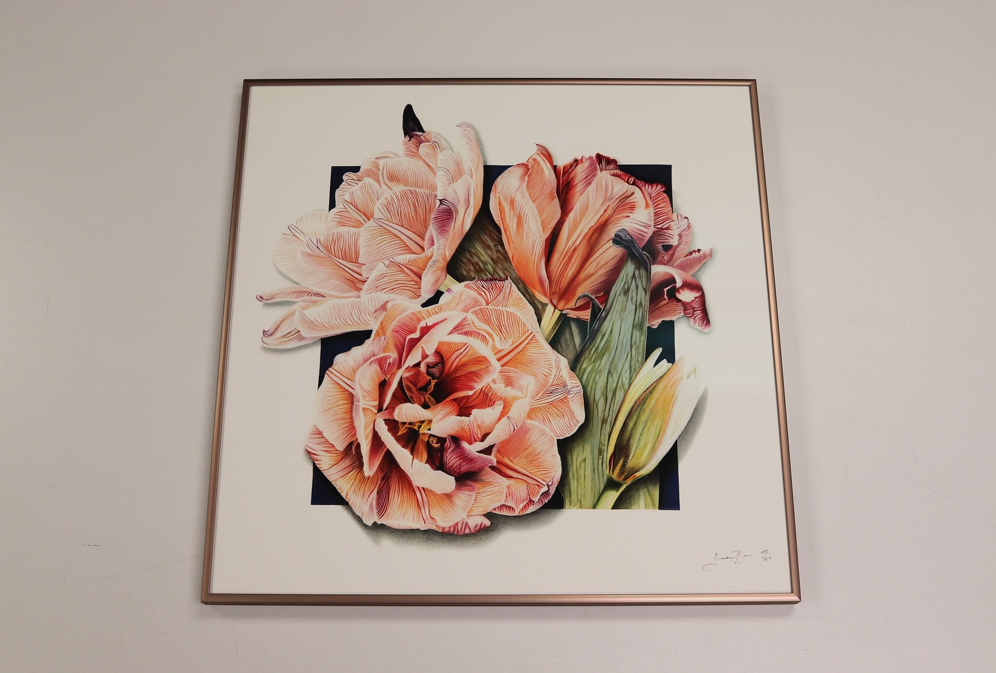 …Would you believe us if we told you there was glass on this intricate flower print? 👀
Because there totally is. It’s just almost invisible using the best anti-glare technology. We wouldn’t lie to you. Trust us, we see how many people poke our glass samples because they don’t believe there’s glass there. We think it’s hilarious. Even if we frequently have to clean the fingerprints off. 💅
Come get your stuff framed while ensuring you can actually still see your art! ✨
#frameitonbloor #customframing #artframing #toronto #downtowntoronto #bloorbythepark #bloorwestvillage #shoplocal #smallbusiness #artist #artistprint #metalframe #rosegold #flowerart #colouredpencil #museumglass #antiglareglass #artglass #truvue #truvueglazing #framing #art