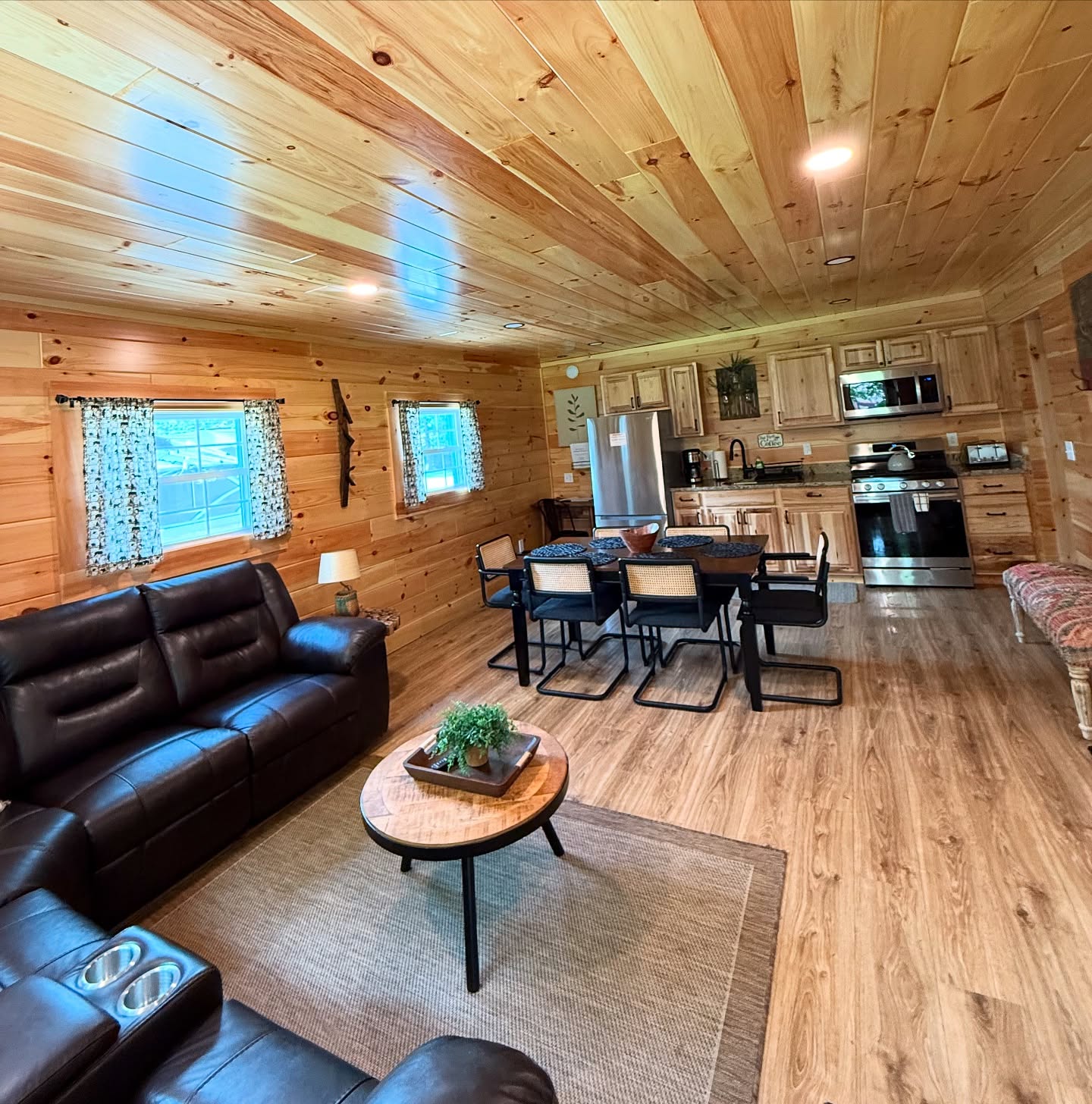 Cottage 9 at Village Cottages is calling and you must go 😎 Spacious, charming, and beautifully modern—your perfect weekend or week-long escape awaits. The forecast? Sunshine and serenity. Available this weekend and all next week. Don’t miss out—book your cozy getaway today! 🌞🏡✨#villagecottages #oldforgeny #weekend #getaway #adirondacks #booknow #vacation #iloveny ❤️