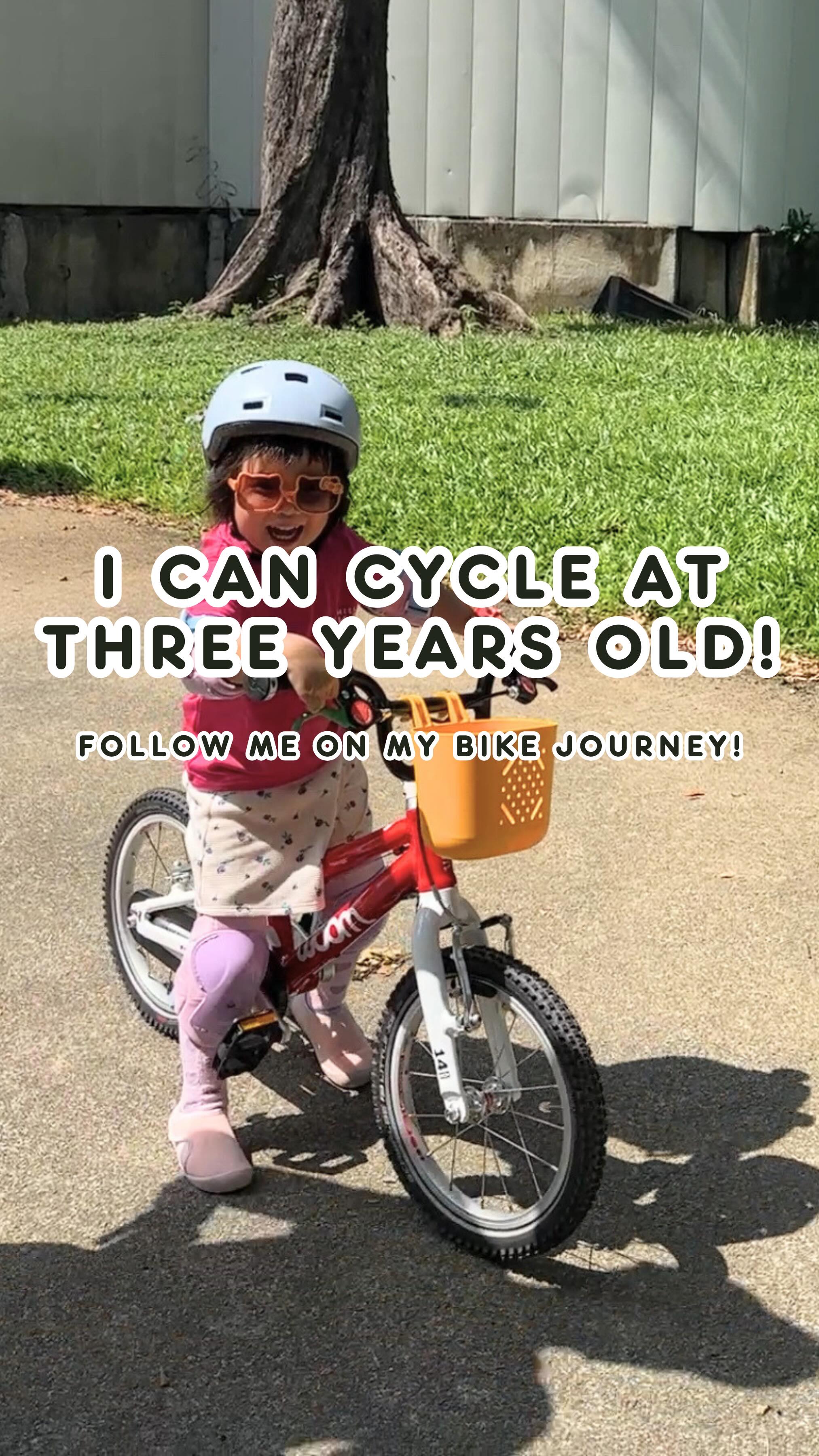 Harper’s journey began at 2 years 11 months on a balance bike.
Step by step, ride by ride…
Today, at 3 and a half, she’s cycling on two wheels — and soon, she’ll take on inline-skating too.
What a ride it’s been. 💛