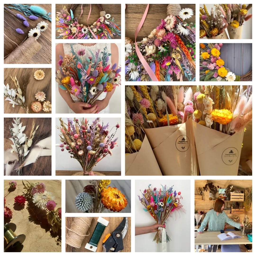 Hi I am Katy a dried flower florist 😊
You can find me and my pretty flowers in stalls around the North West.
I work from home in my flowers cabin making wedding flowers, wreaths and bouquets.
I also run seasonal wreath work shops for small groups, check out my website for August summer wreath dates.
#weddingflorist
#liverpoolflorist
#northwestwedding
#driedflowers
#wreathworkshops
