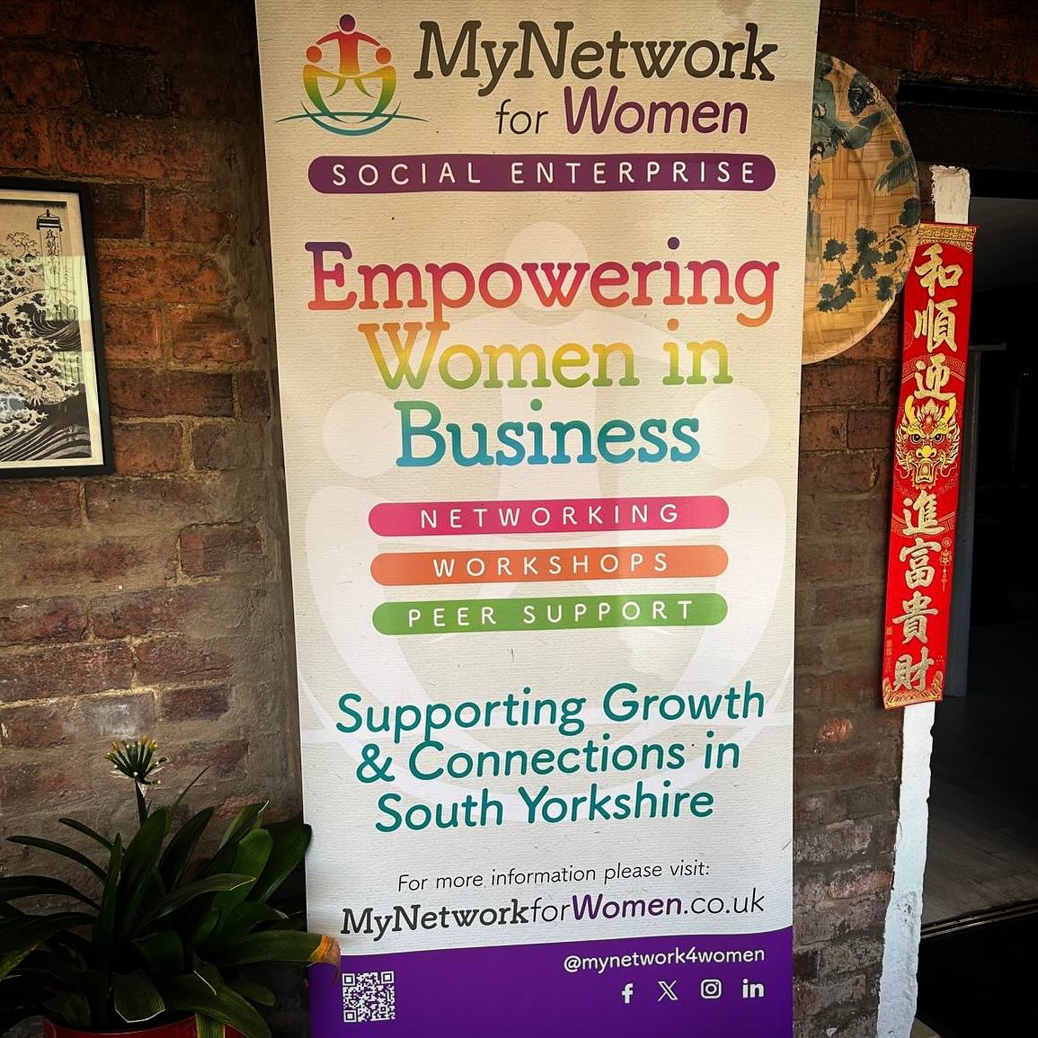 Branded pull-up banner #graphicdesign #designforprint