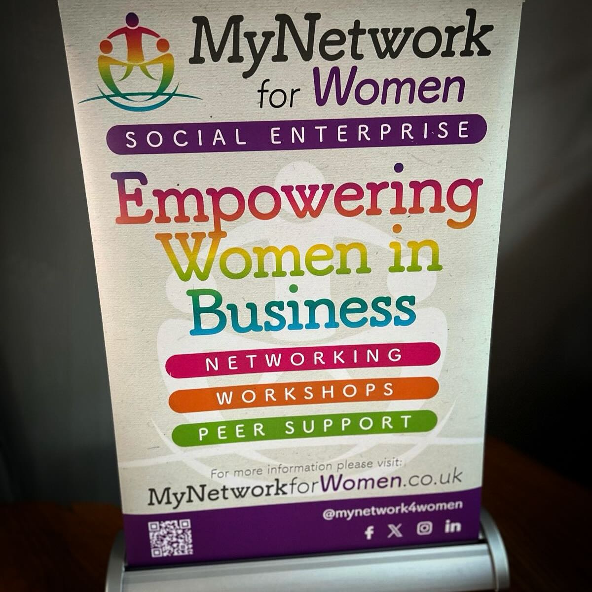 Branded desktop portable banner #graphicdesign #designforprint