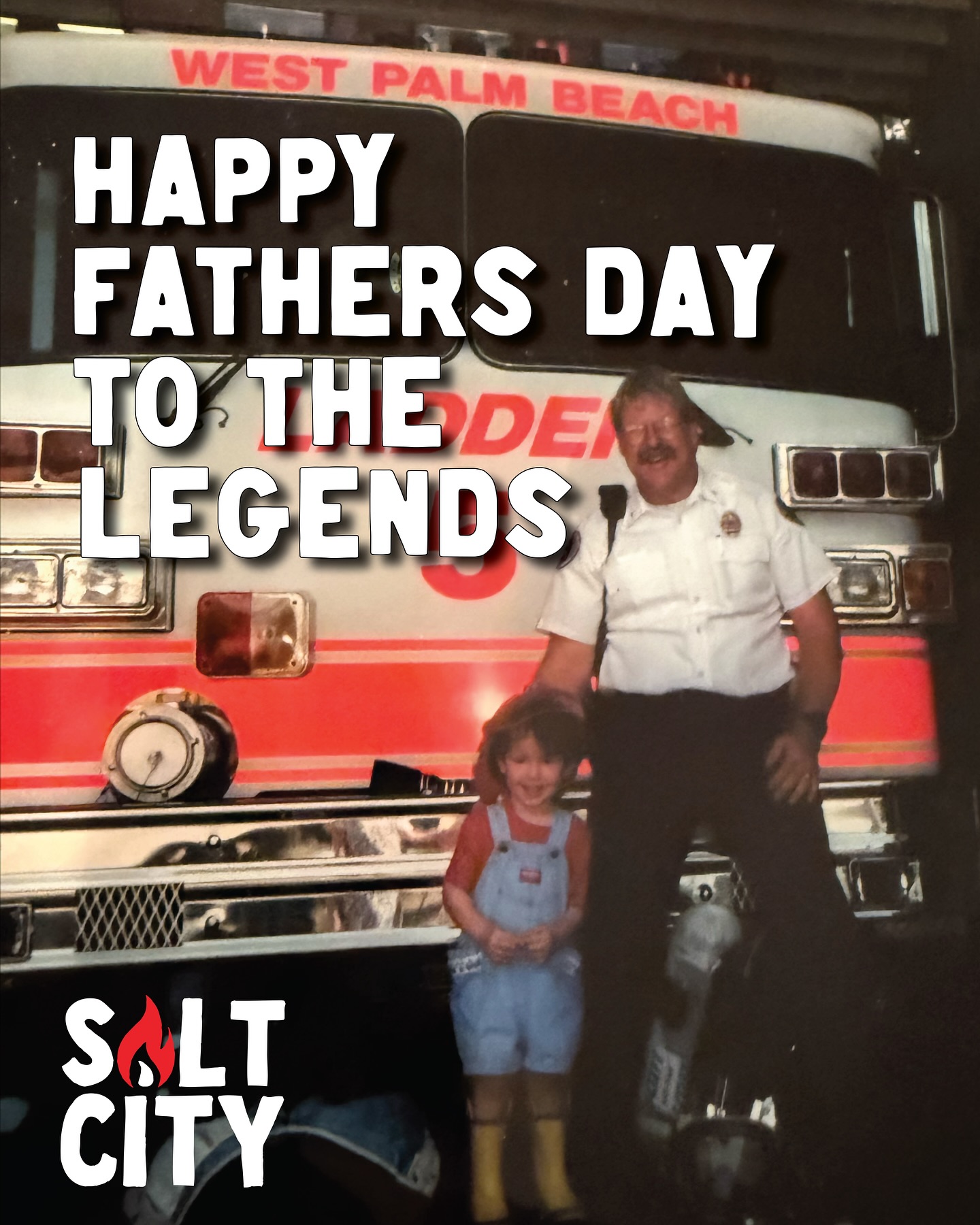 Happy Father’s Day the ones that made us. Stay salty. #saltcity #ghettofireman