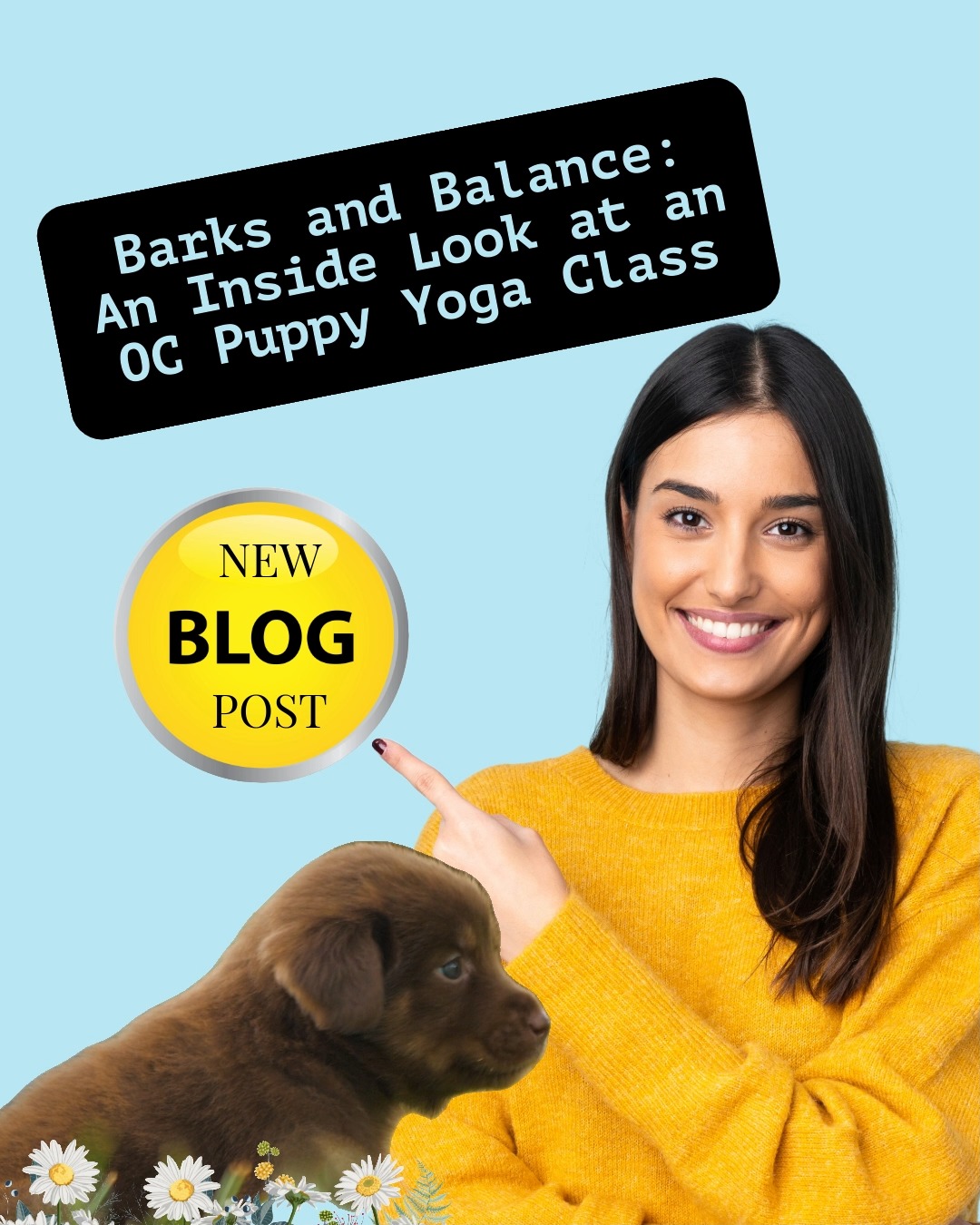 🐾 Barks and Balance 🧘♀️🐶
What happens when yoga meets a pack of playful puppies?
Spoiler: You won’t get a deep stretch, but you will leave smiling.
We followed one OC local as she rolled out her mat for her very first puppy yoga class — and let’s just say it was a full-body and full-heart experience. 💛
✨ Tap the link in bio to read the full blog or visit our site at www.LuxaDaisy.com
#PuppyYoga #LuxaDaisy #FeelGoodFitness #WellnessWithJoy #IntentionalLiving #OCWellness #DogLoversUnite