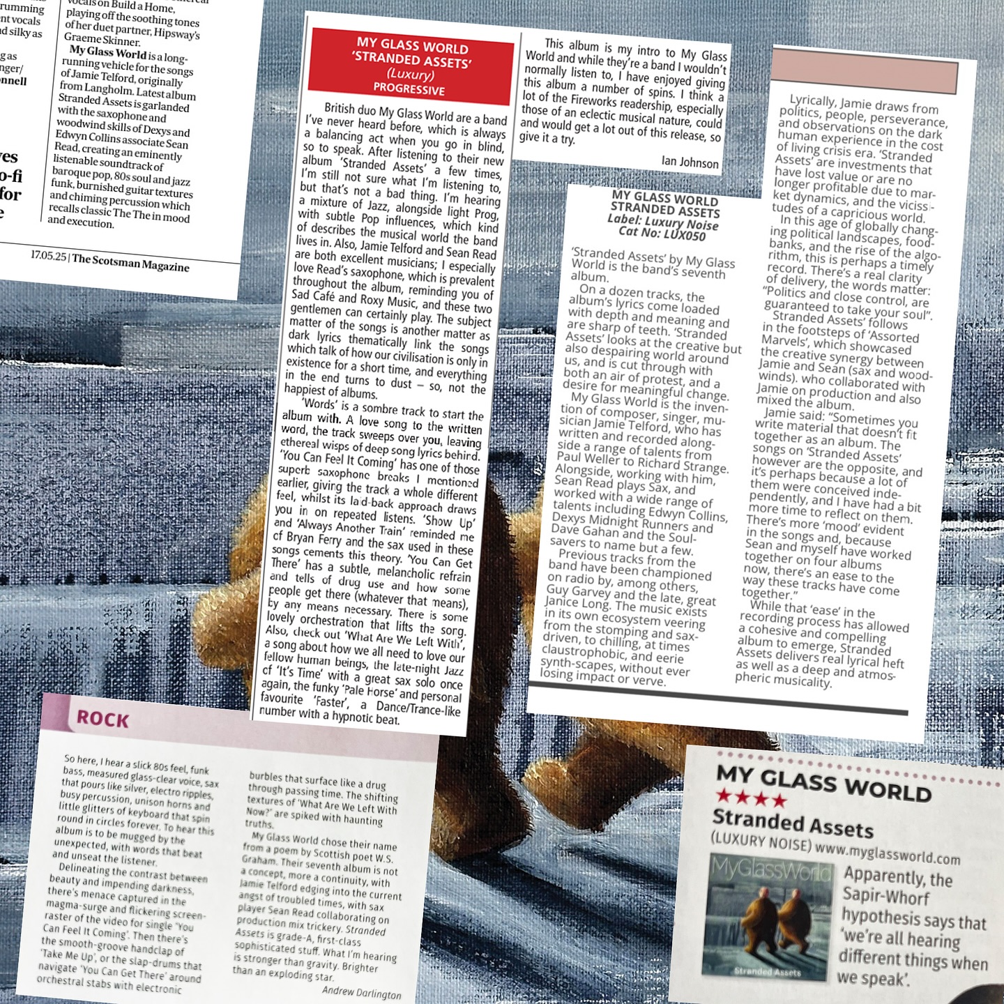 Cuttings, cuttings, cuttings!
Stranded Assets 🔗 Link in bio
#myglassworld #strandedassets #outnow