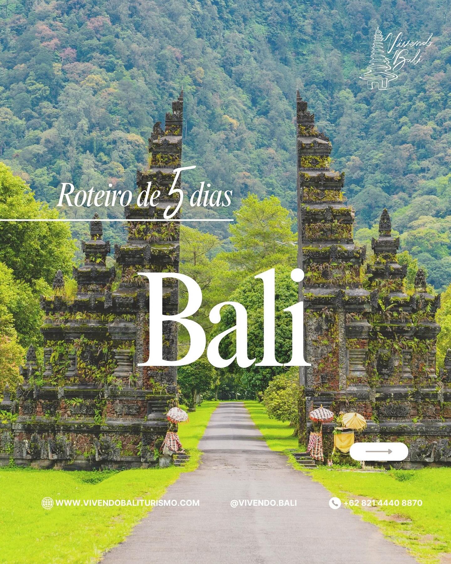 Ta precisando de uma mĂŁozinha para organizar sua trip pra Bali? đ
đ
Ai vai um dos roteiros que seguimos bastante para uma viagem curtinha a Bali. Mesmo com poucos dias, vocĂȘ consegue visitar muitos dos pontos icĂŽnicos da ilha e fica com um gostinho de quero mais para sua prĂłxima visita đ„°
Precisa de ajuda? Entre em contato com a gente âșïž
#brasileirosembali #brasileirosnaindonesia #brazucasembali #destinosimperdiveis #viajandopelomundo #mulheresviajantes