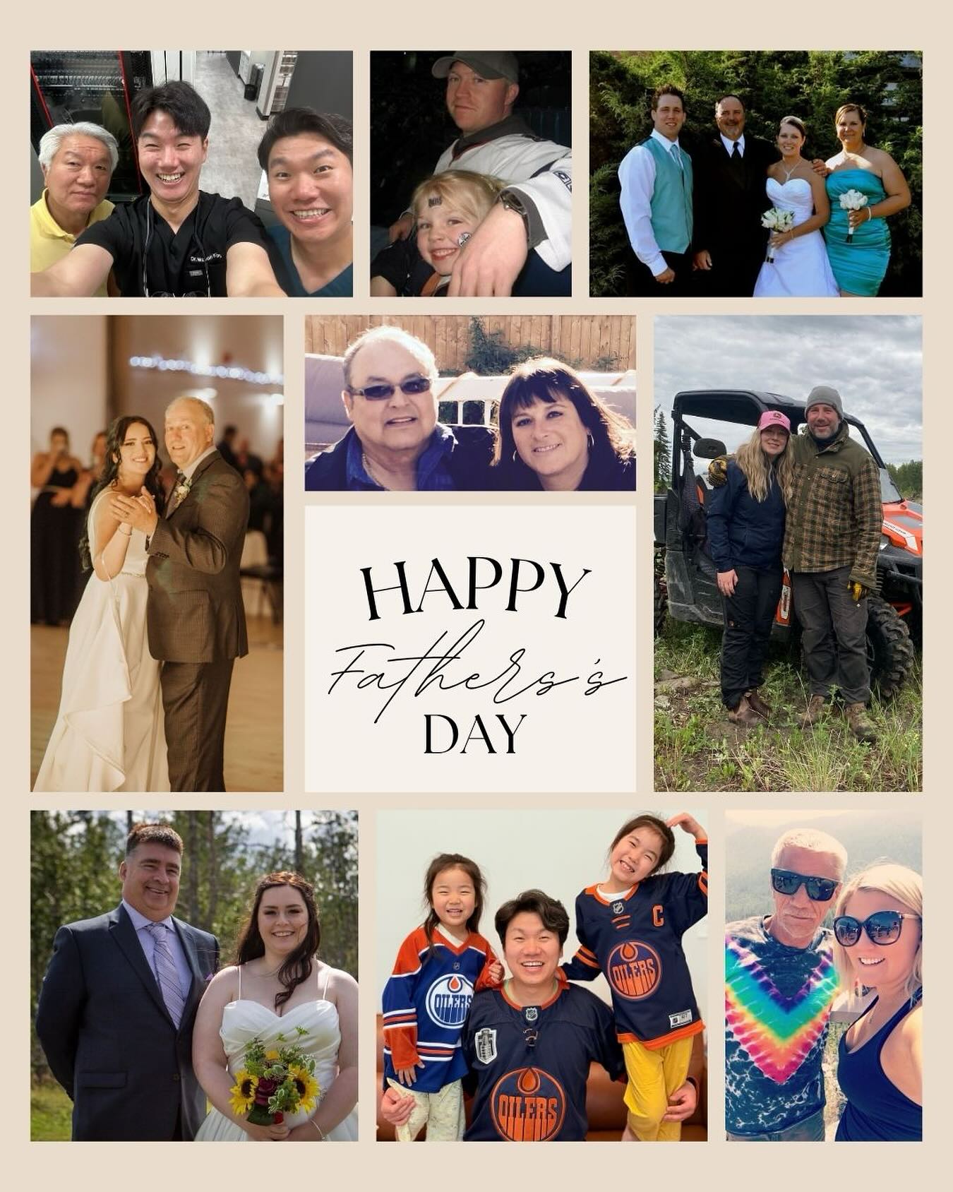 Happy Father's Day from ours to yours! To all of the important father figures in our lives, we hope today that your drinks are cold, your naps are long, and your steaks are grade A quality! You deserve it!๐๐จ