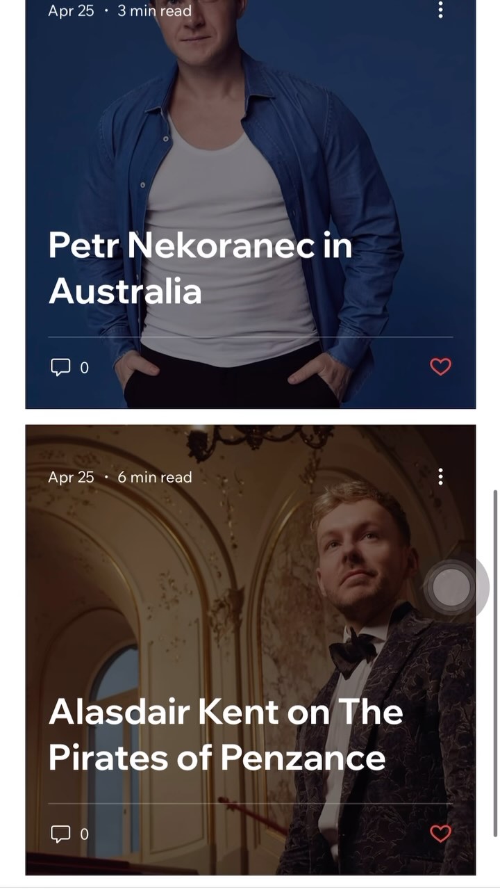 You haven’t seen our blog yet?! 😱
Head to our website now to catch up on all the interviews we’ve done with some truly incredible artists! ✨
From behind-the-scenes insights to inspiring creative journeys — you don’t want to miss these stories.
🔗 Link in bio!
#opera #artsong #interview #blog #soprano #mezzo #tenor #baritone #australia #operasinger