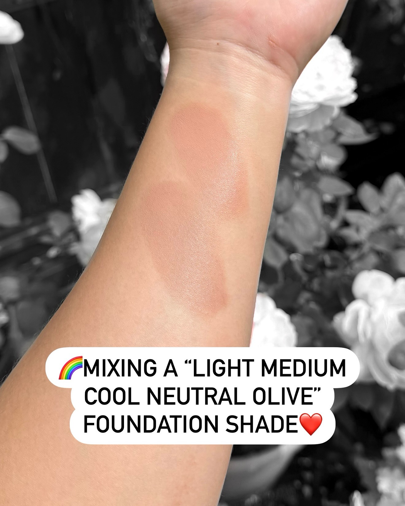 Mixing a light medium cool neutral olive foundation shade: making this post after our DMs blew up from sharing some of these pics in our stories last week.
A lot of you mentioned that you have pink & green in your skin tone and wanted to know how we made this shade to match Tom’s pink (Irish) and green (Greek) skin.
Traditionally, cooler foundations have more red. However, they often still look peach or too bright on the skin, especially if you have a tinge of green in your skin tone. Red pigment typically comes in “regular red” or “blue red”. The former is what’s most commonly used, but the latter is my favourite to use. The blue red along with black (which is quite blue) can mix with yellow to create subtle green hues, which is what I wanted for this shade.
The blue red creates such lovely neutrality and doesn’t have that bright orange hue of the regular red that requires more black & blue to tone it down. I made two foundation samples, one with blue red, and one with the regular red so you can see the tonal difference. You can see that even with extra black pigment, it doesn’t fully take away the peachiness with the regular red one.
There’s about 500 ways to make a foundation shade and you can always make ones using green, blue, etc to really amplify undertones but it isn’t always necessary. Idk what’s up with brands still making everything so bright yellow and vivid though, but 🤷🏻♂️
Anyway - thought some of you might enjoy a little visual breakdown! Also - would low key be kinda fun to do a series and match some of our friends/customers but I’m the king of over commitment so idk. Maybe not 🤣❤️🌿🌿🌿
#creammakeup #indiemakeup #indiebeauty