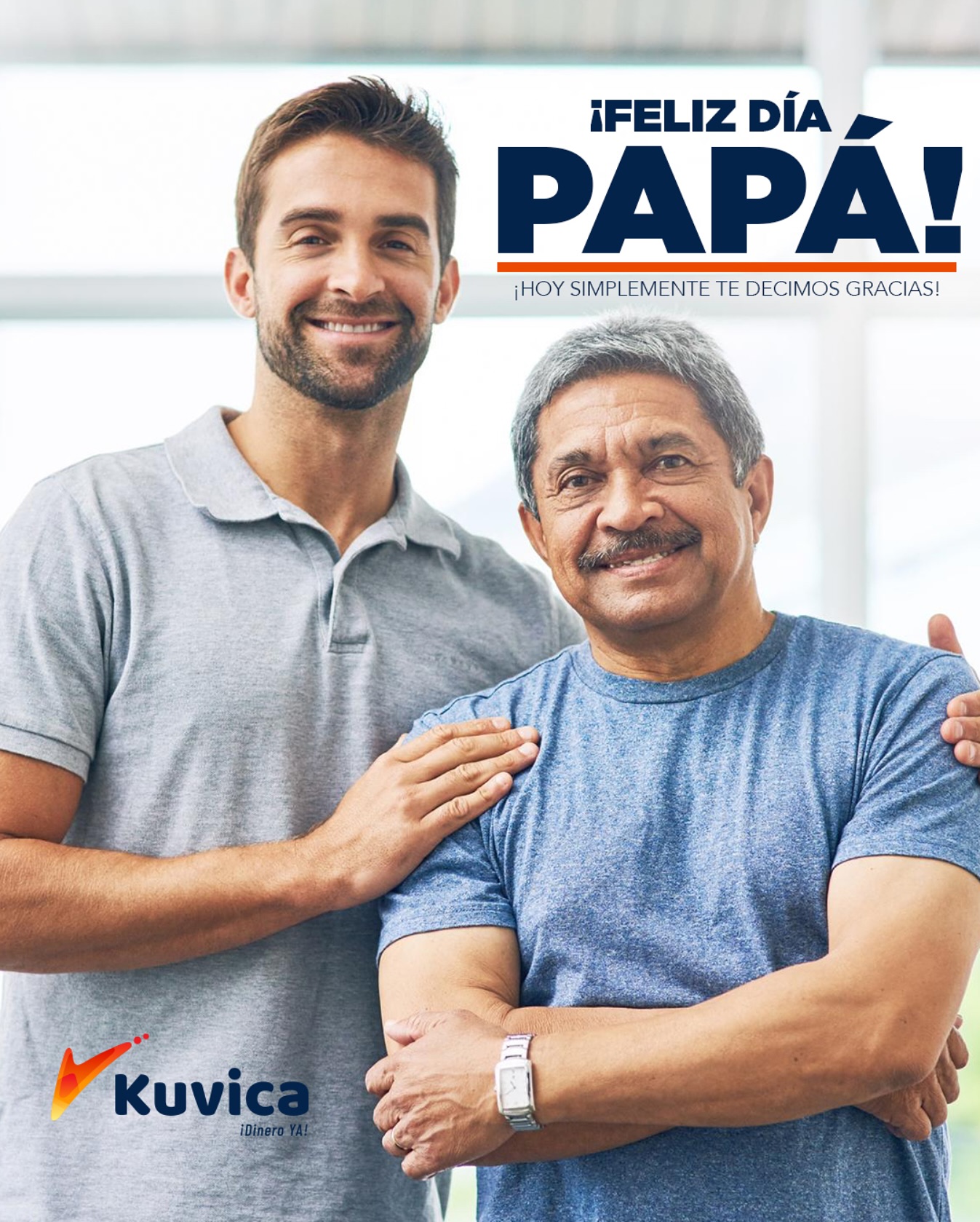 Para nuestro ejemplo, nuestro primer gran súper héroe y para quien nos motiva día a día aún en nuestros momentos más complicados de una manera incondicional…¡Feliz Día del Padre! ♥️
