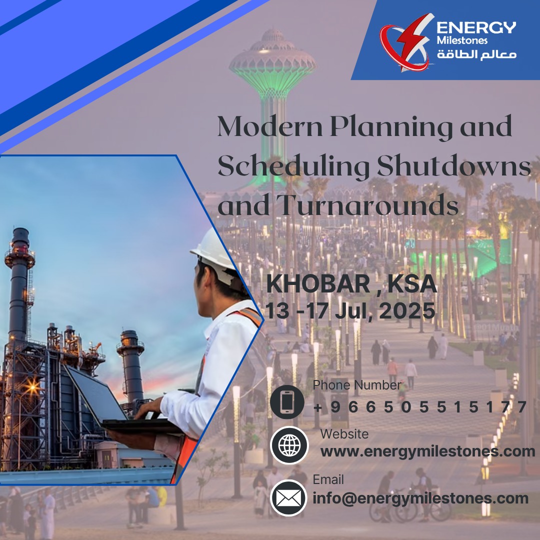 𝐌𝐨𝐝𝐞𝐫𝐧 𝐏𝐥𝐚𝐧𝐧𝐢𝐧𝐠 𝐚𝐧𝐝 𝐒𝐜𝐡𝐞𝐝𝐮𝐥𝐢𝐧𝐠 𝐒𝐡𝐮𝐭𝐝𝐨𝐰𝐧𝐬 𝐚𝐧𝐝 𝐓𝐮𝐫𝐧𝐚𝐫𝐨𝐮𝐧𝐝𝐬
......
https://2u.pw/dxR7T
......
#Energymilestones #Training #Training_center #Energymilestones #Corporation #Modern #Planning #Scheduling #Shutdowns #Turnarounds