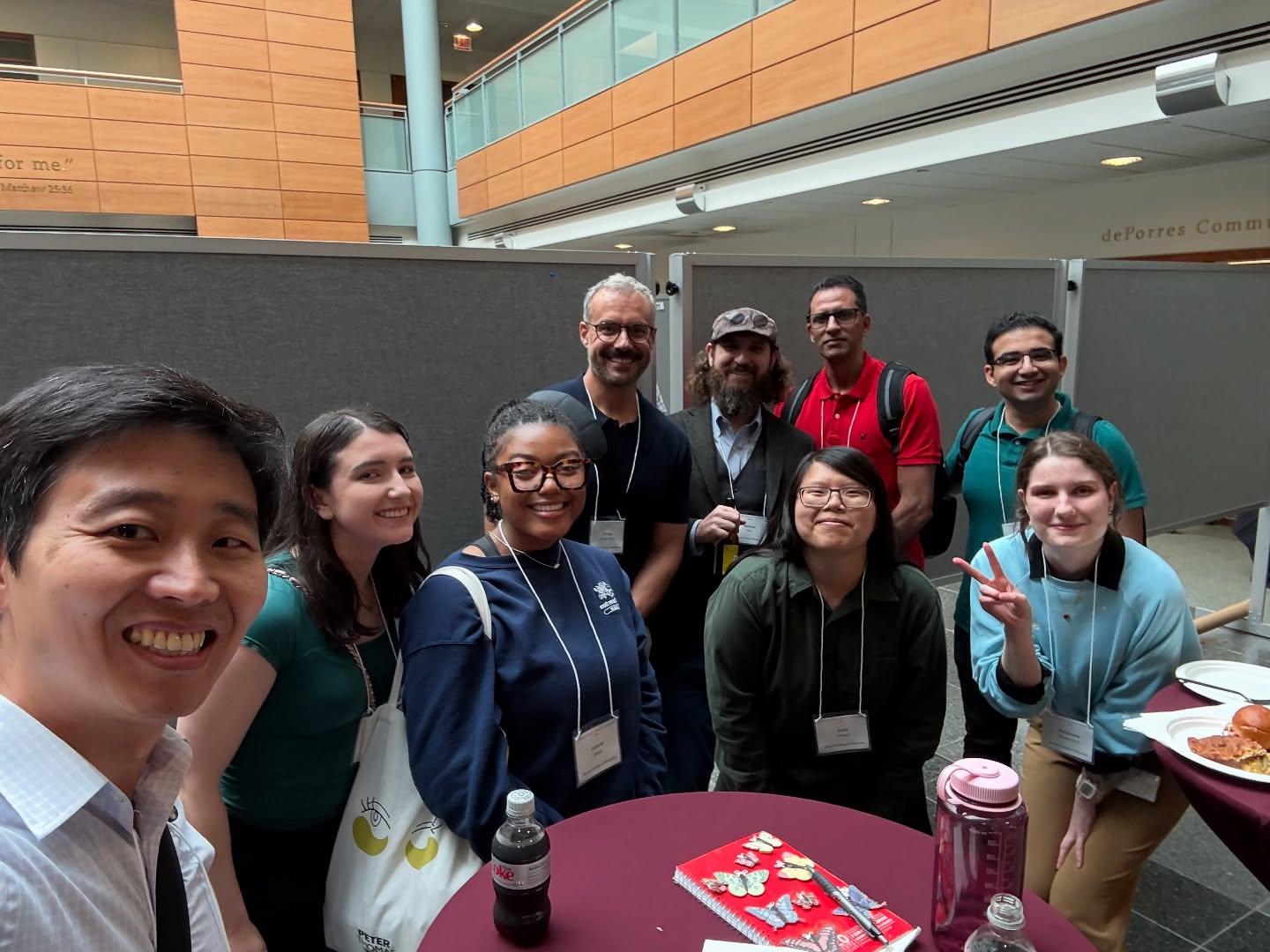 The Lin Lab attended the Midwest Cardiac Research Symposium! @anna.belle.104 and @itsmilech both represented our lab with poster presentations, with Annabelle winning a best poster award (see shaky video at the end for the announcement). Way to go!