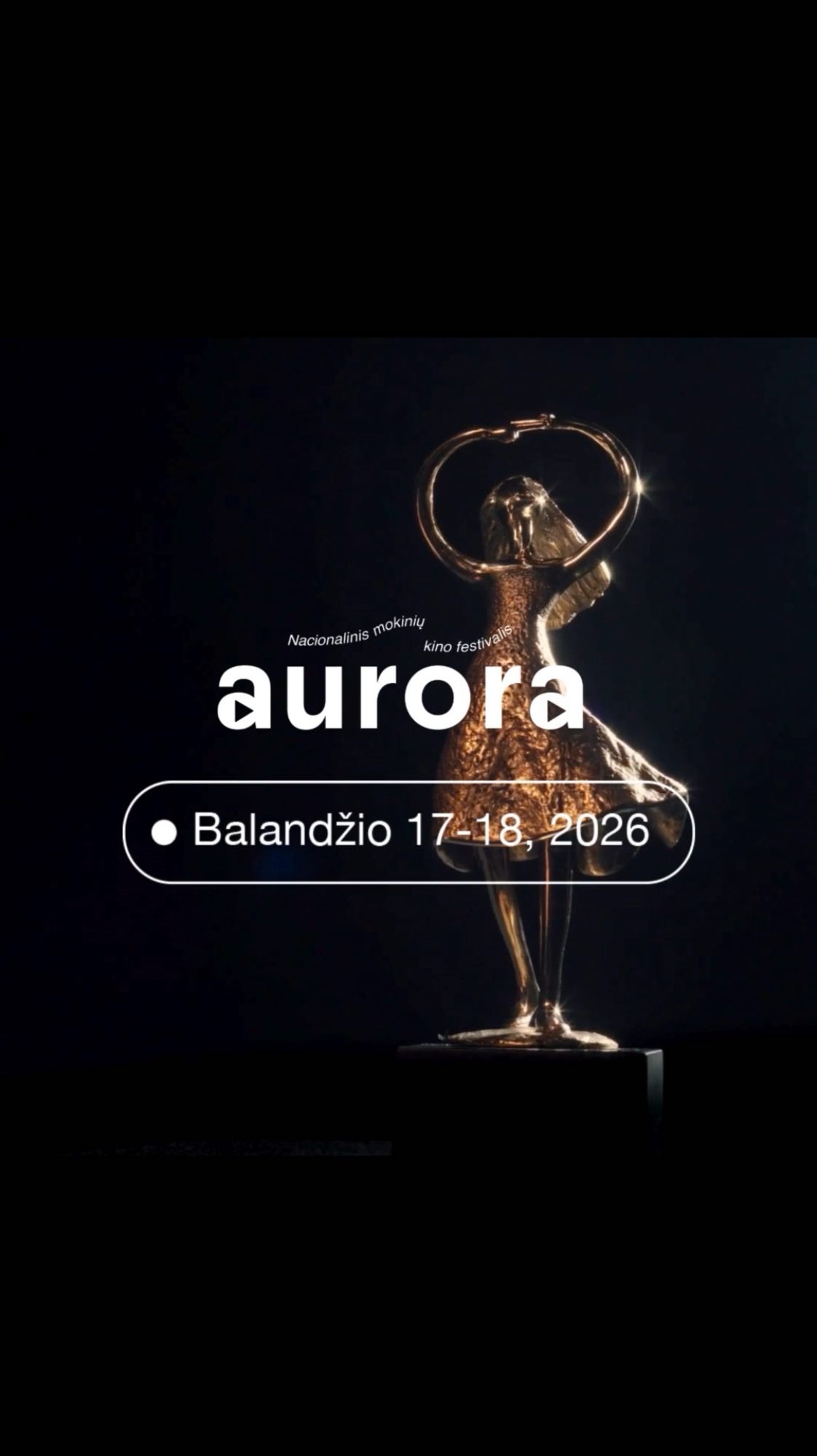 Pasižymėkit datas: 2026 balandžio 17-18 d. ✨🎞️
#festivalisaurora