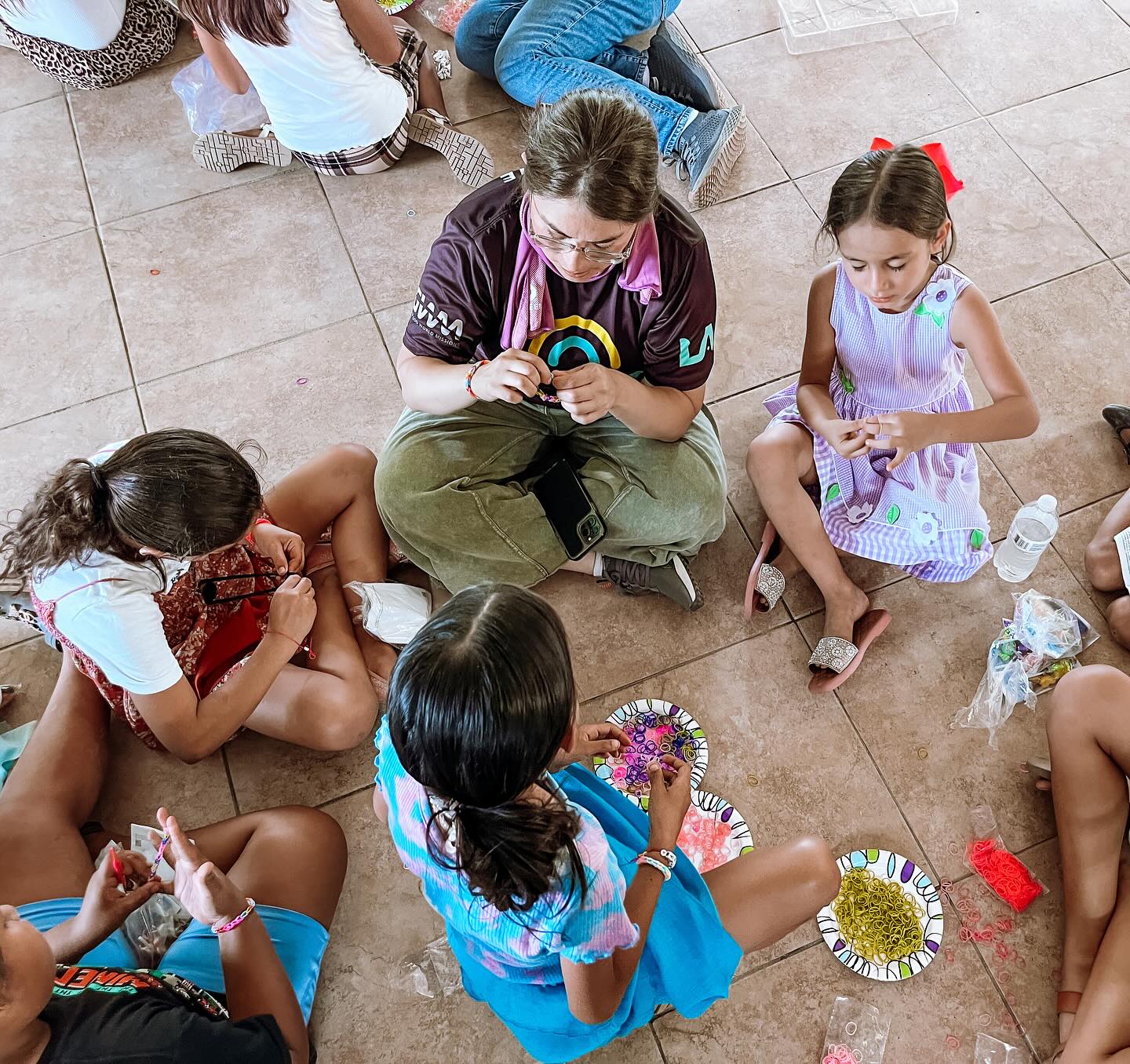 Last day of ministry- the team ended with a community event for the local kids. This team gave so much from moving block to investing with kids. We are so thankful for the week