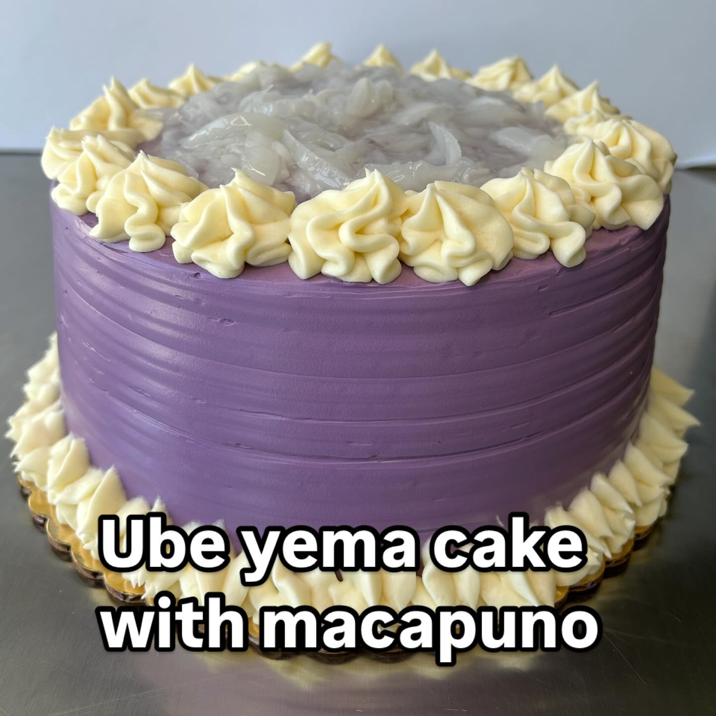#macapuno #ube #ubecake