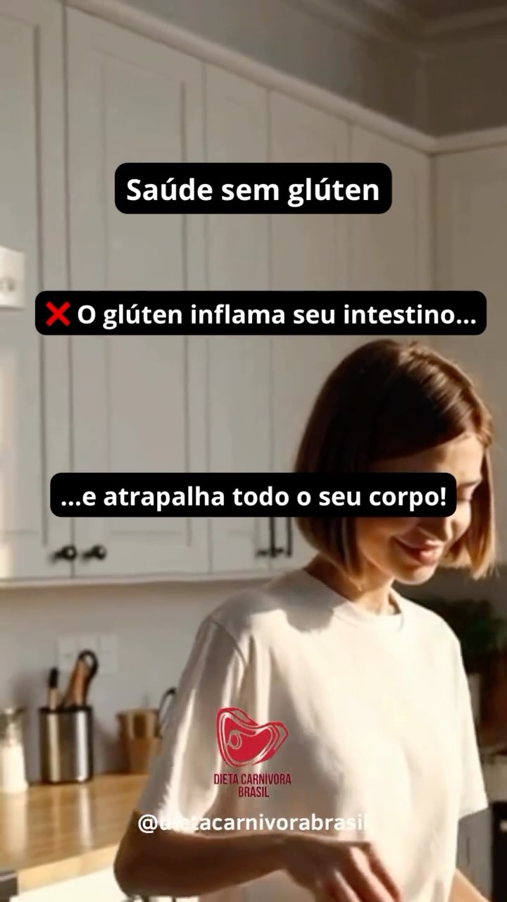 Glúten causa inflamação silenciosa que sabota sua saúde. Elimine e veja o corpo funcionar! ⚠️
📲 Para mais dicas, siga @dietacarnivorabrasil e consulte @nutridados! 👩⚕️🥩
#DietaCarnívora #VidaSaudável #LowCarbBrasil #SemGlúten #NutriçãoFuncional