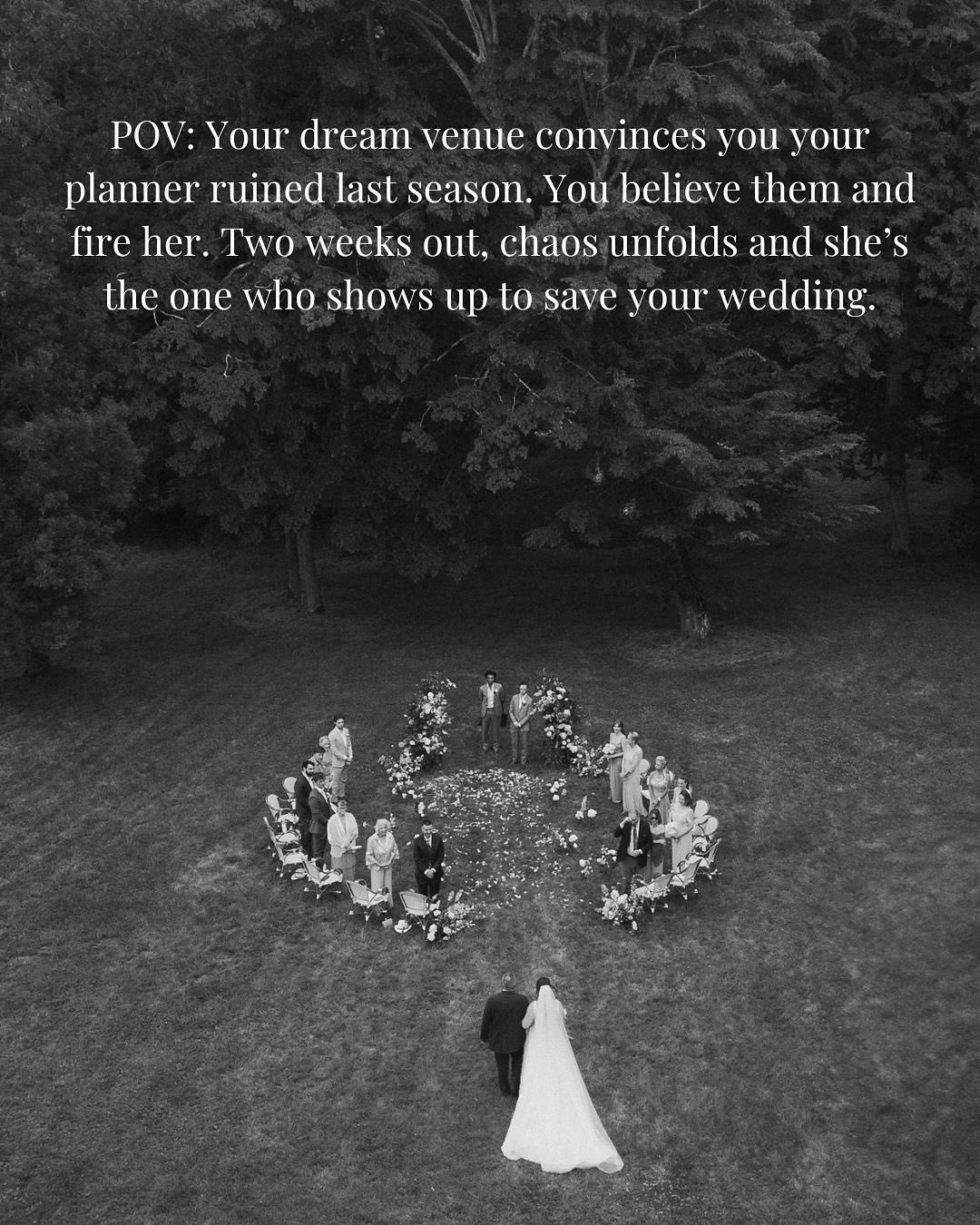 This post is nine months in the making.
On September 19th, 2024, the owners of a well known château in the Dordogne department of SW France, where I was due to be working for the majority of this summer, launched seemingly out of nowhere a discriminatory and defamatory campaign — about me. They gave our mutual clients an impossible ultimatum: the venue or the planner.
What ensued was, quite honestly, the hardest few months of my life. I’d take Covid three times over before reliving last autumn.
Now, here we are, eight months later and the truth is out. Spoiler alert — I wasn’t the problem 😉
@chava_friedberg and @seanvaccaro came back to me just two weeks before their big day, when the ‘planner’ brought in by the venue to replace me skipped the country and no one knew what was going on.
Within 48 hours we had a new venue lined up and 2 weeks later these two beautiful humans had their fairytale wedding.
“How this entire time went and how stressed I’ve been vs how much I relaxed in the past 2 weeks even though we lost our venue. THAT SAYS A LOT!” the bride reflected, following the big day.
The guest list was intimate but the love was boundless. This was, without a shadow of a doubt, fate.
Read more about C+S’s crazy journey in The Journal (link in bio), and expect to hear more from me on this subject as our summer progresses and the wonderful couples who stood by my side celebrate their own fairytales across France and Italy.
With infinite thanks to the extraordinary team of professionals who made this happen with me:
Photography :: @abbybostianvisuals
Second Shooter :: @byelizabethann
Videography :: @reelweddingsuk
Planning, Design & Stationery :: @sarahthomasevents
Venue :: @chateau_borgeat_de_lagrange
Florals :: @le_coeur_sauvage
Hair :: @eleonora_hairstyliste
Makeup :: @magali_laville
Ceremony Music :: Jane from @ensembleobbligato
Cake :: @woodenspoonbycoralee
Catering :: @les5senstraiteur
Wedding Invitations: @hartsydesigns
Food Truck (pool party) :: @goulus_food
Dress :: @martinalianabridal
Bride :: @chava_friedberg
Groom :: @seanvaccaro
_
#destinationweddingplanner#chateauwedding#dordognewedding#bordeauxwedding#weddingpro#frenchwedding